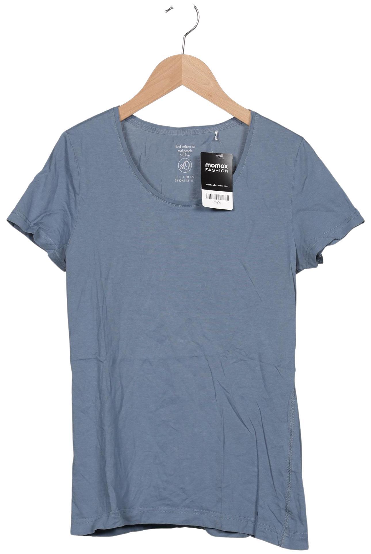 

s.Oliver Damen T-Shirt, blau, Gr. 38