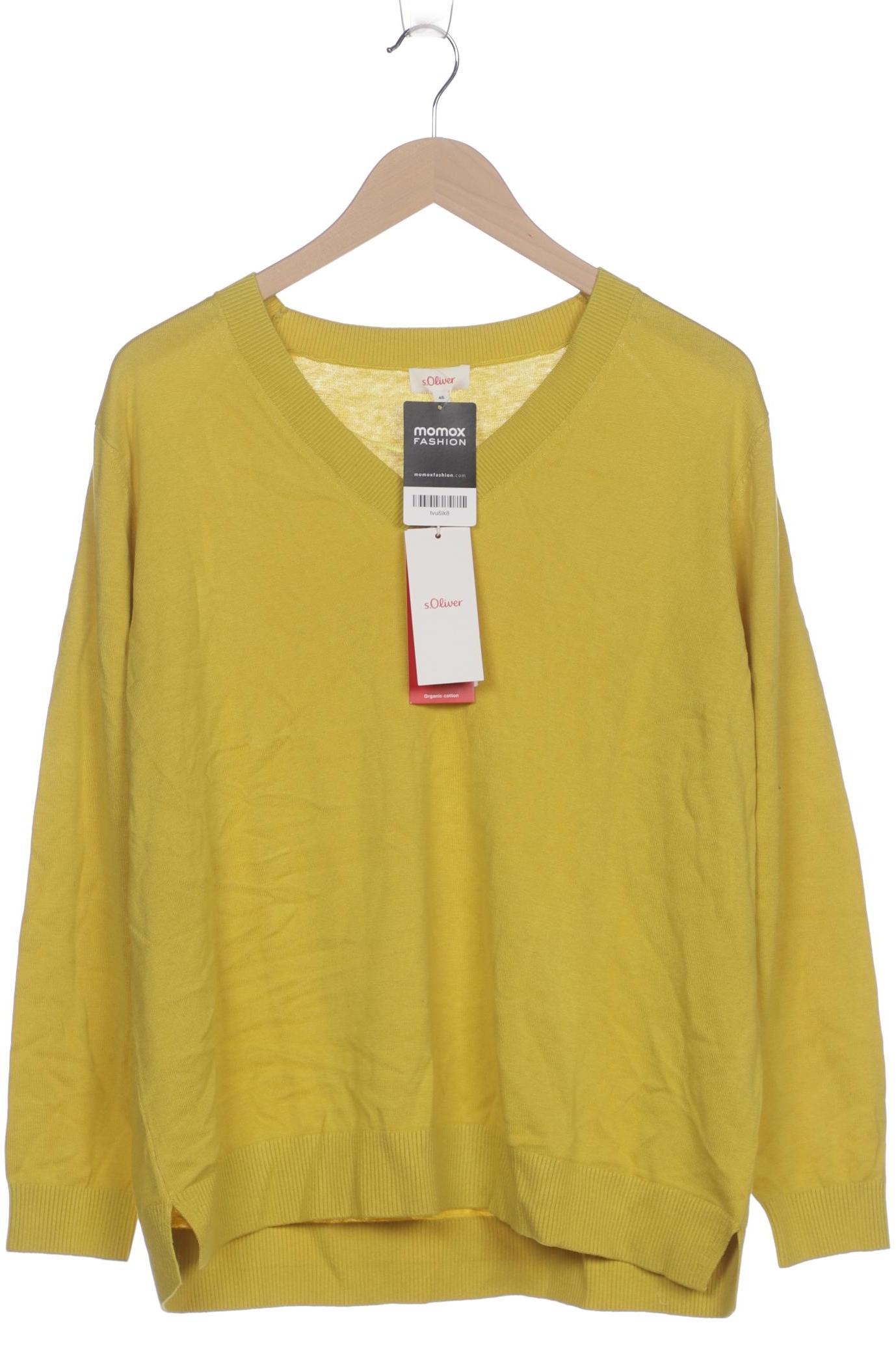 

s.Oliver Damen Pullover, gelb, Gr. 46