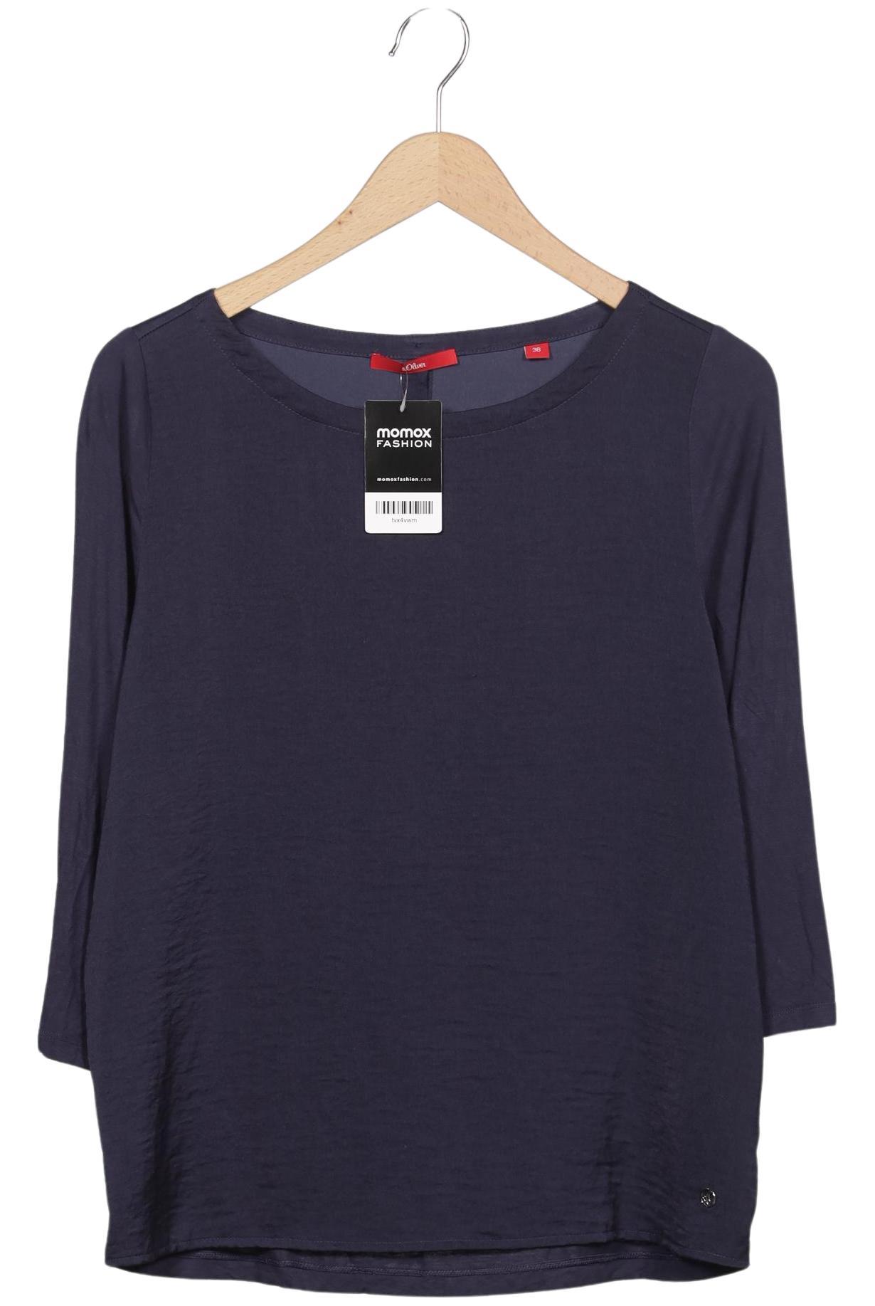 

s.Oliver Damen Langarmshirt, marineblau, Gr. 38