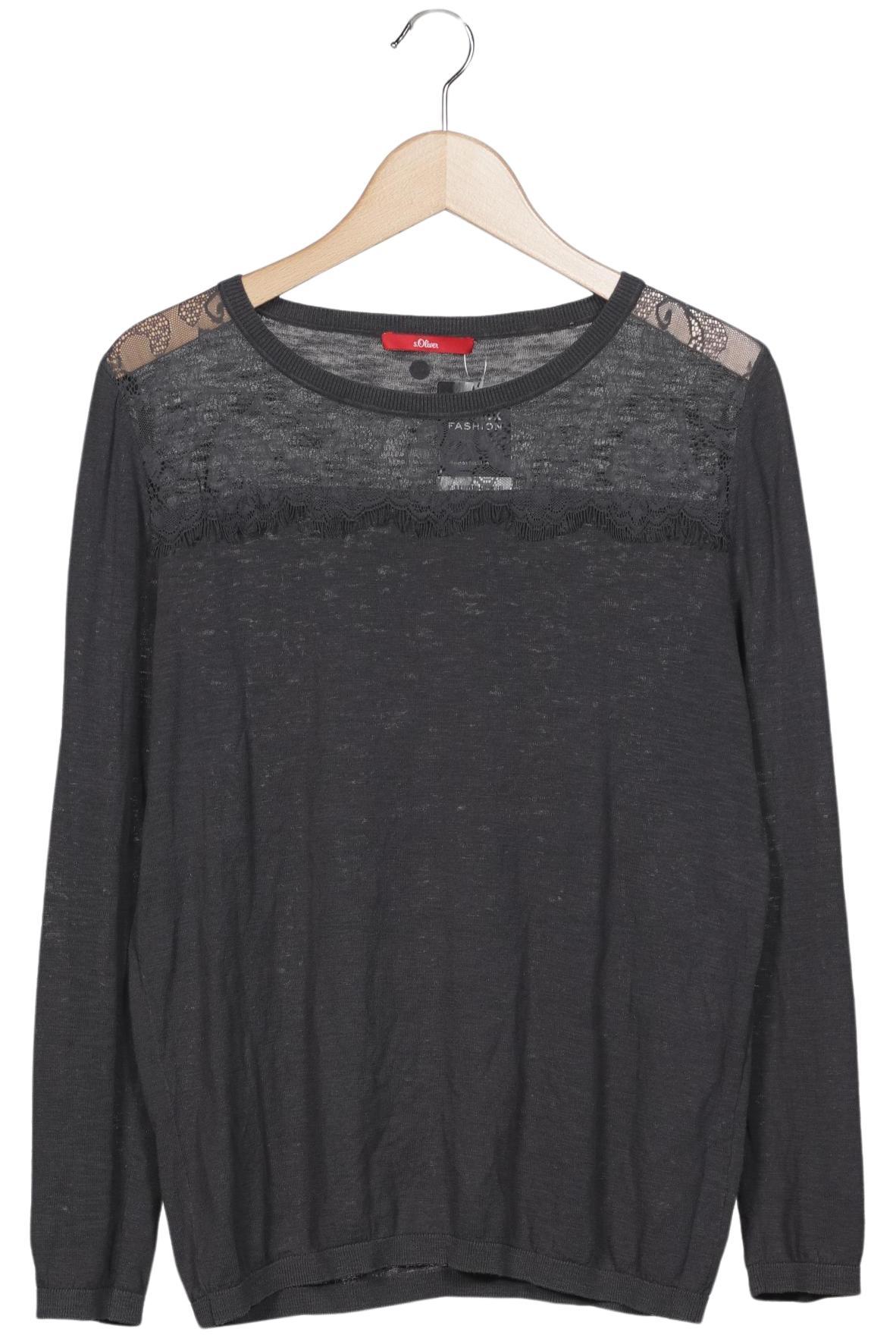 

s.Oliver Damen Pullover, grau, Gr. 42