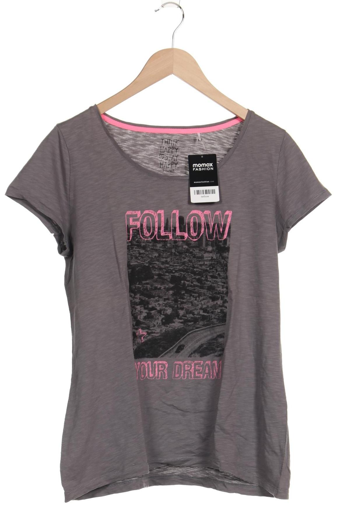 

s.Oliver Damen T-Shirt, grau, Gr. 38