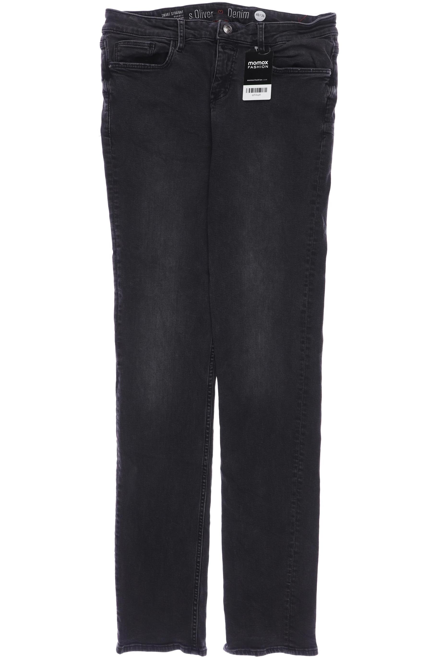 

s.Oliver Damen Jeans, schwarz, Gr. 40