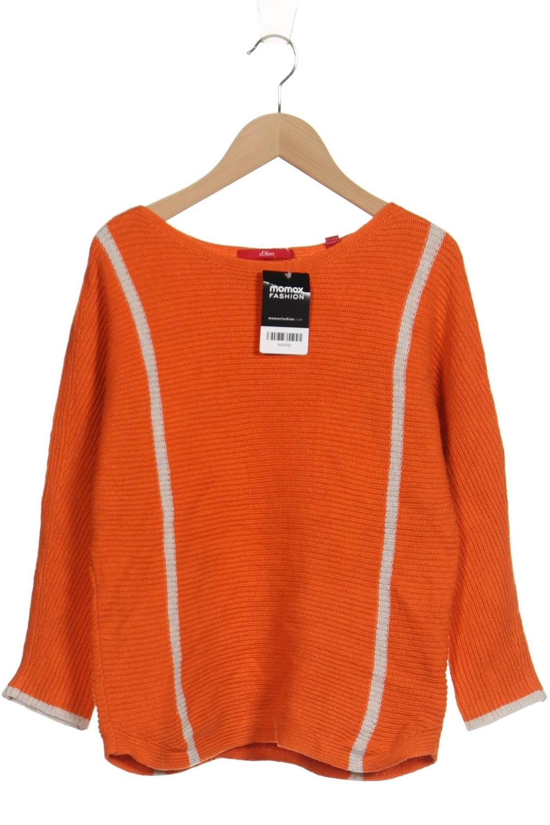 

s.Oliver Damen Pullover, orange, Gr. 34