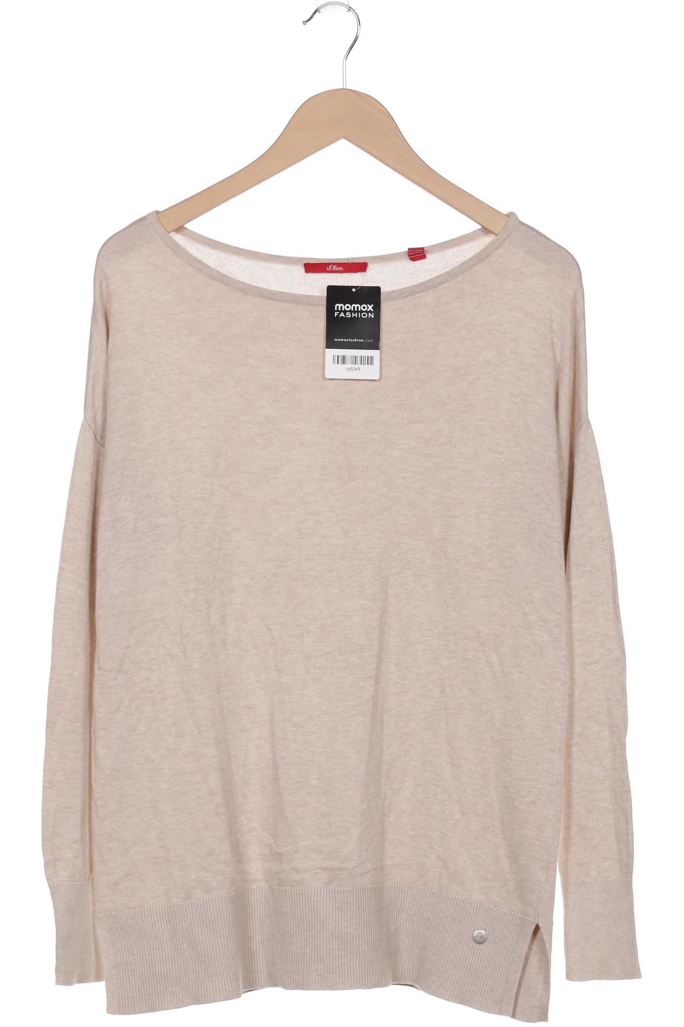 

s.Oliver Damen Pullover, beige, Gr. 40