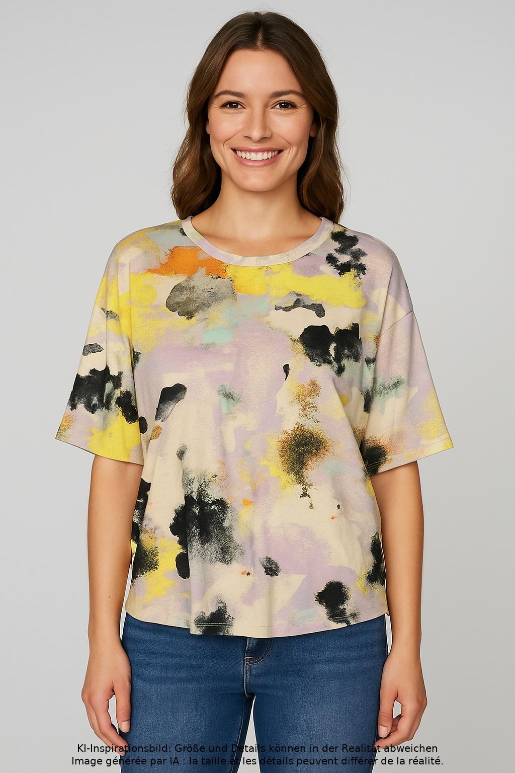 

s.Oliver Damen T-Shirt, mehrfarbig, Gr. 36