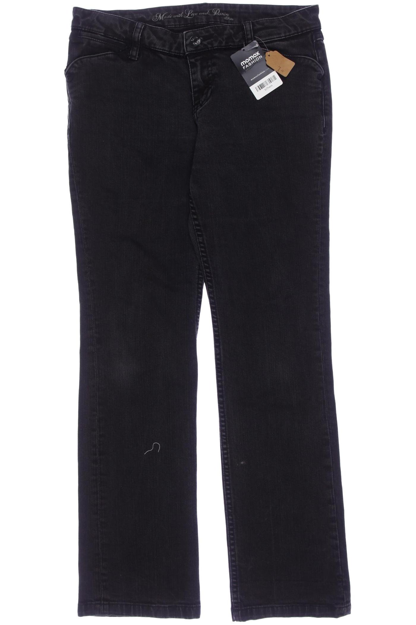 

s.Oliver Damen Jeans, schwarz, Gr. 40