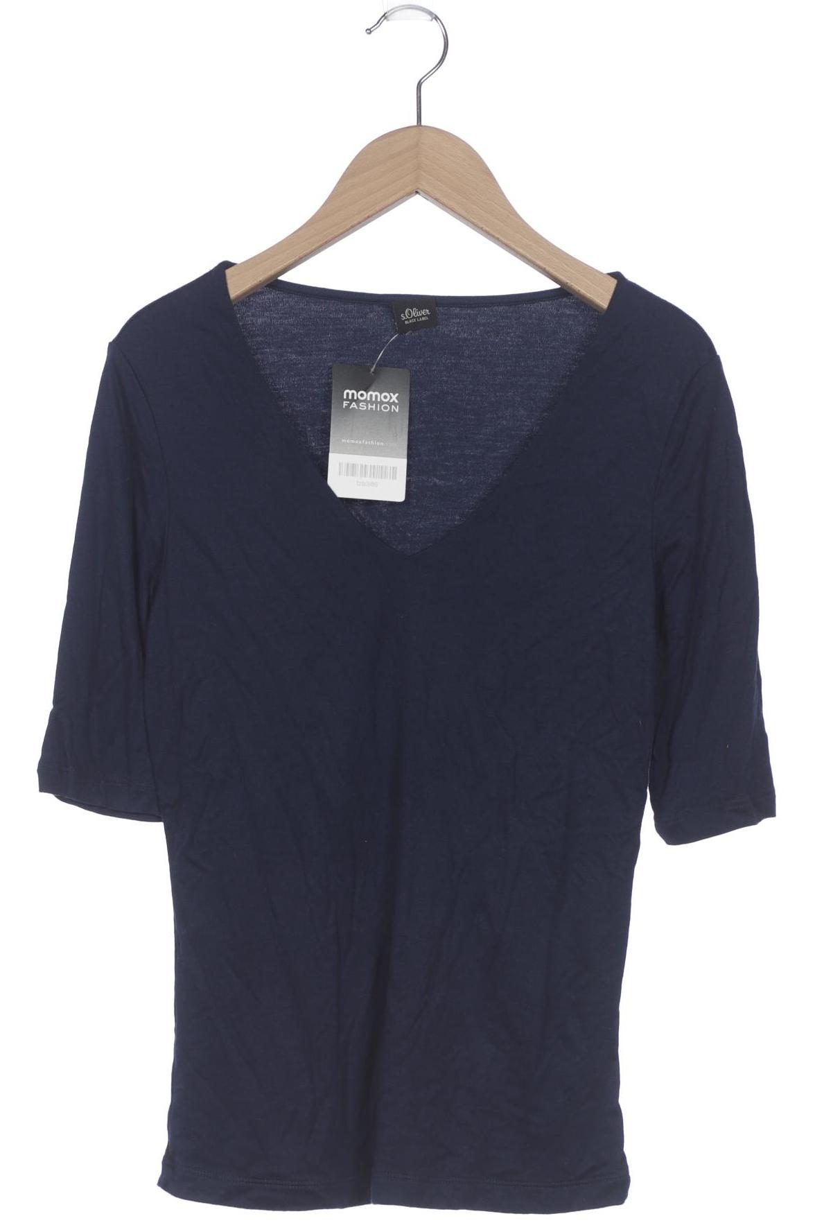 

s.Oliver Damen T-Shirt, marineblau, Gr. 38