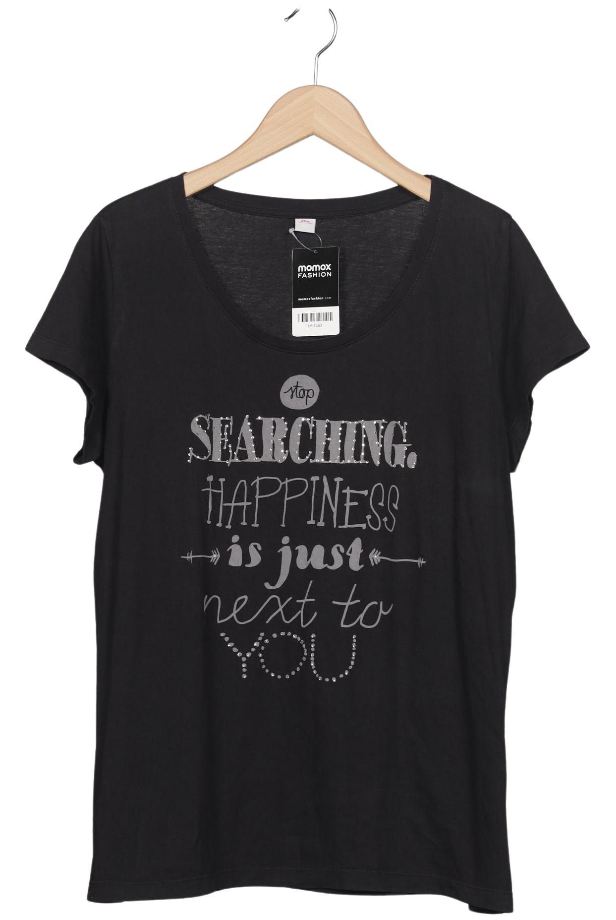 

s.Oliver Damen T-Shirt, schwarz, Gr. 44