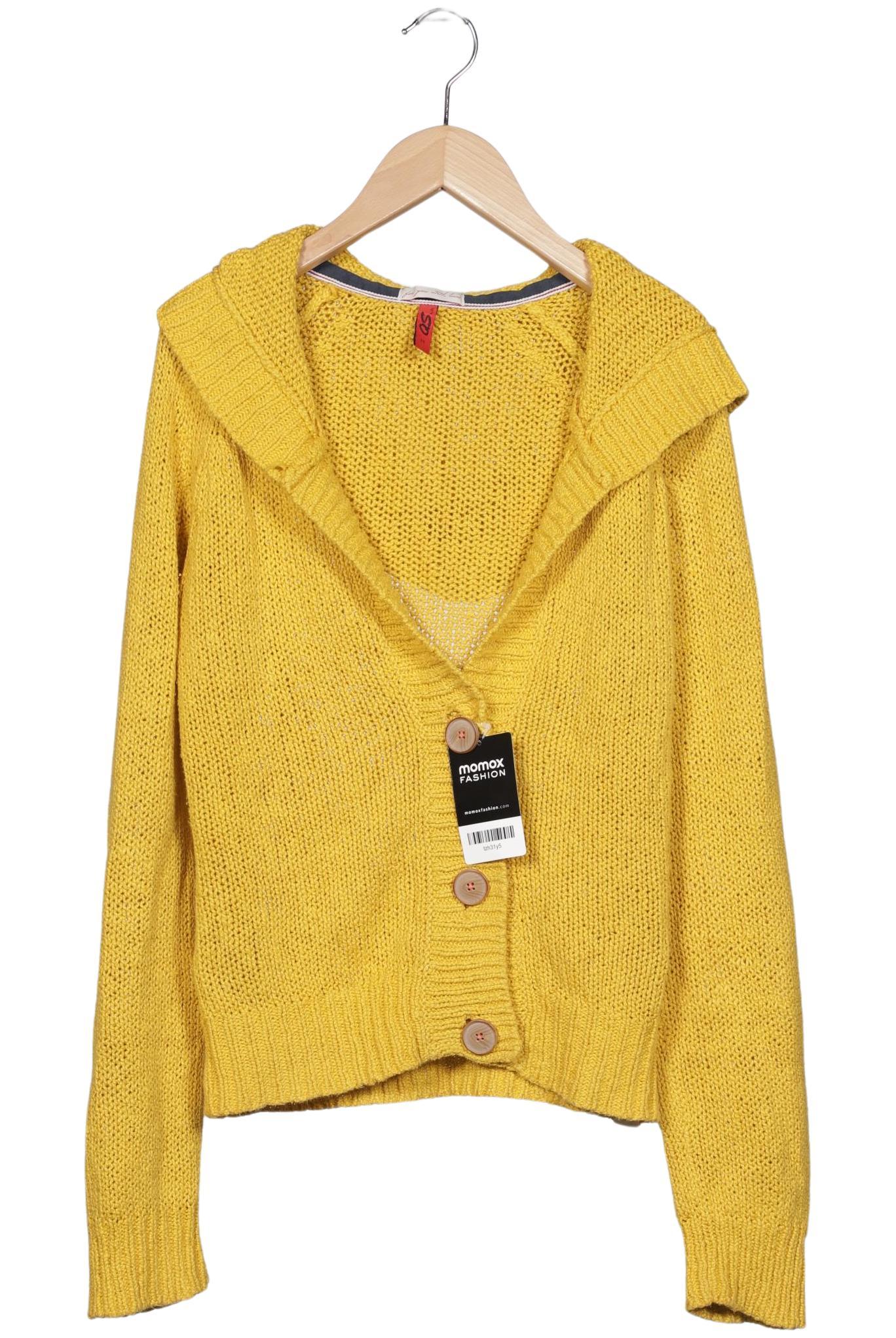 

s.Oliver Damen Strickjacke, gelb, Gr. 38