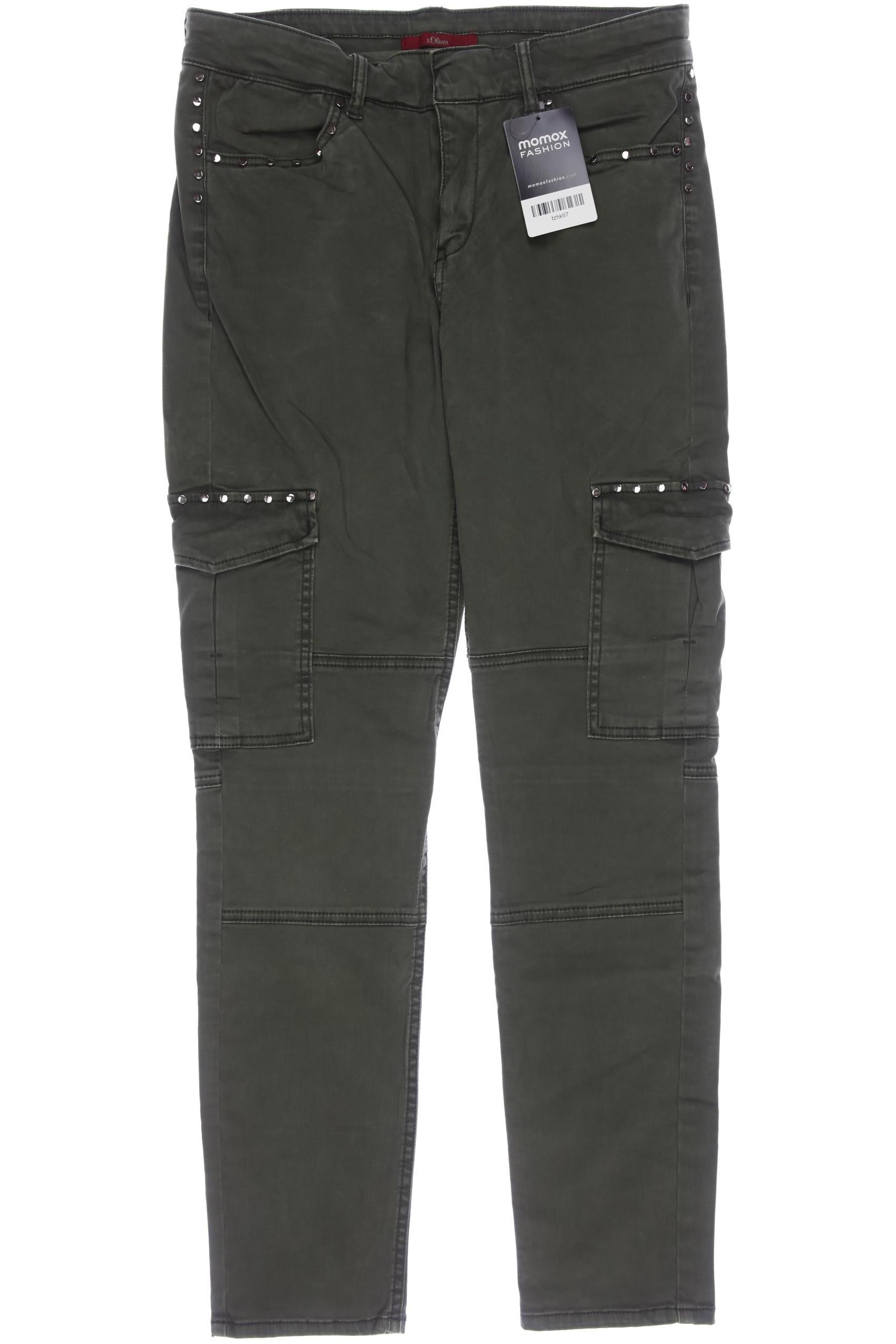 

s.Oliver Damen Stoffhose, grün, Gr. 36