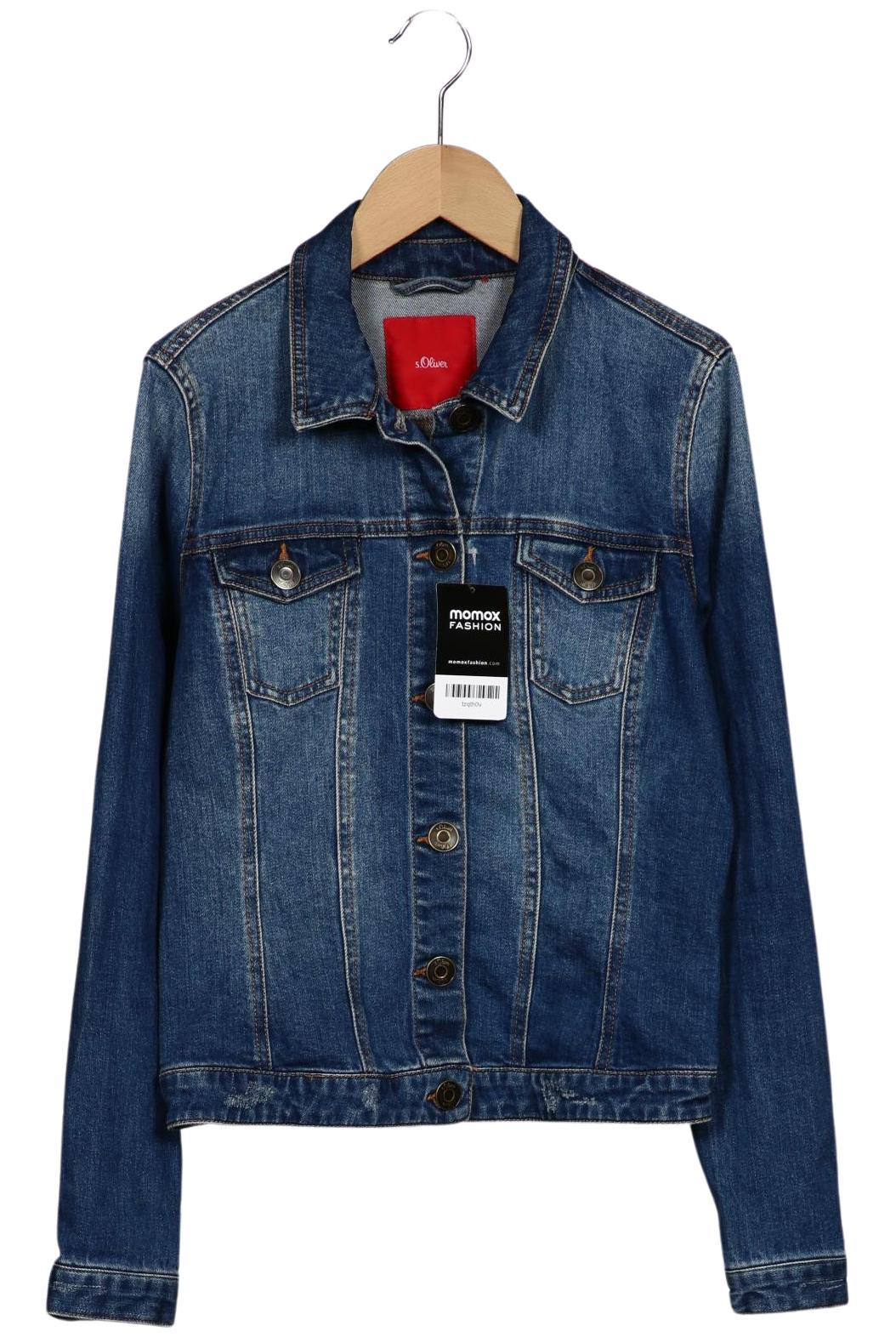 

s.Oliver Damen Jacke, blau, Gr. 36