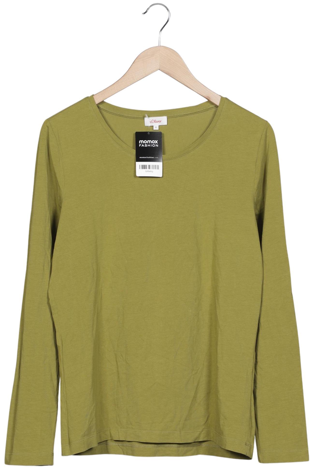 

s.Oliver Damen Langarmshirt, grün, Gr. 42
