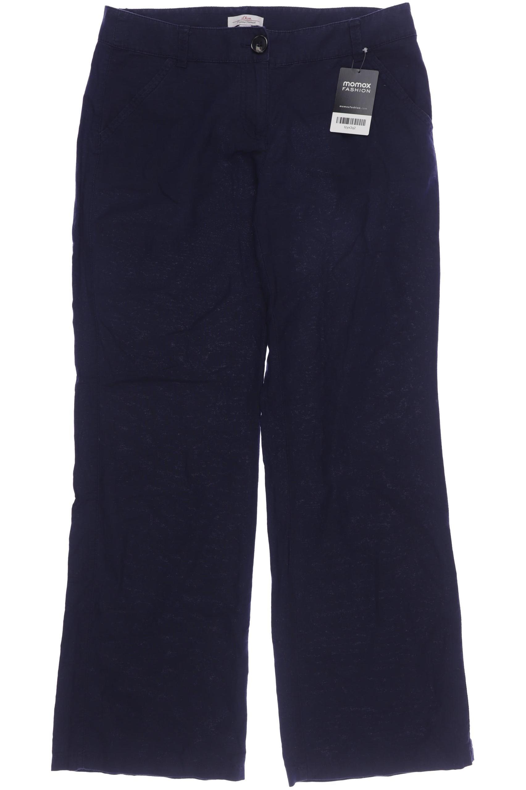 

s.Oliver Damen Stoffhose, marineblau, Gr. 36