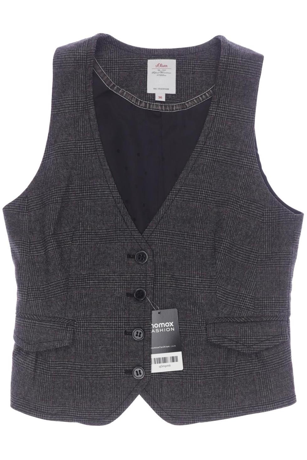 

s.Oliver Damen Weste, grau, Gr. 36