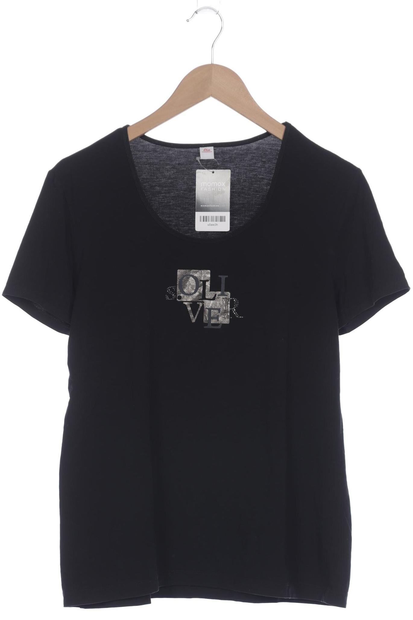 

s.Oliver Damen T-Shirt, schwarz, Gr. 44