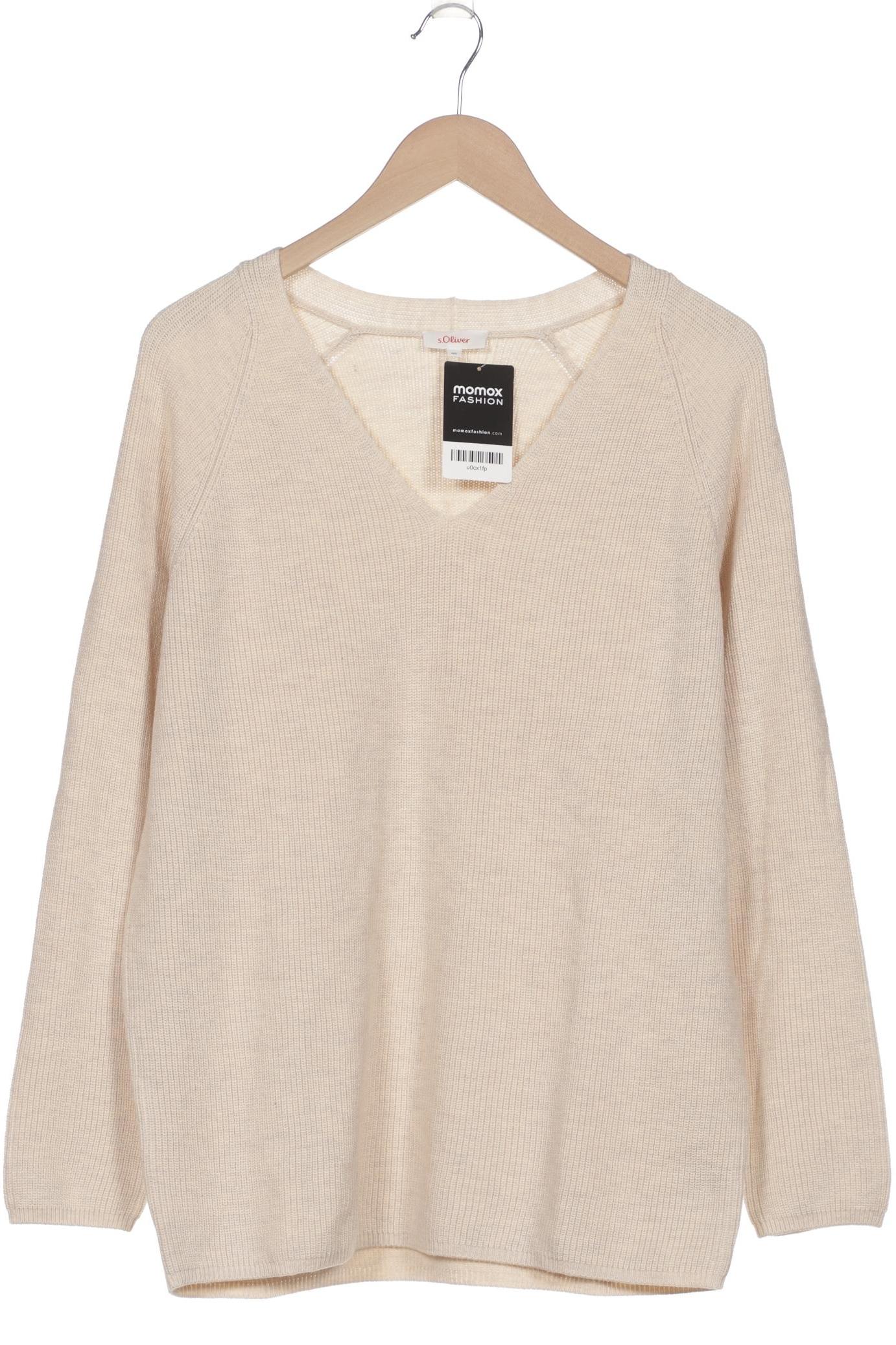 

s.Oliver Damen Pullover, beige, Gr. 46