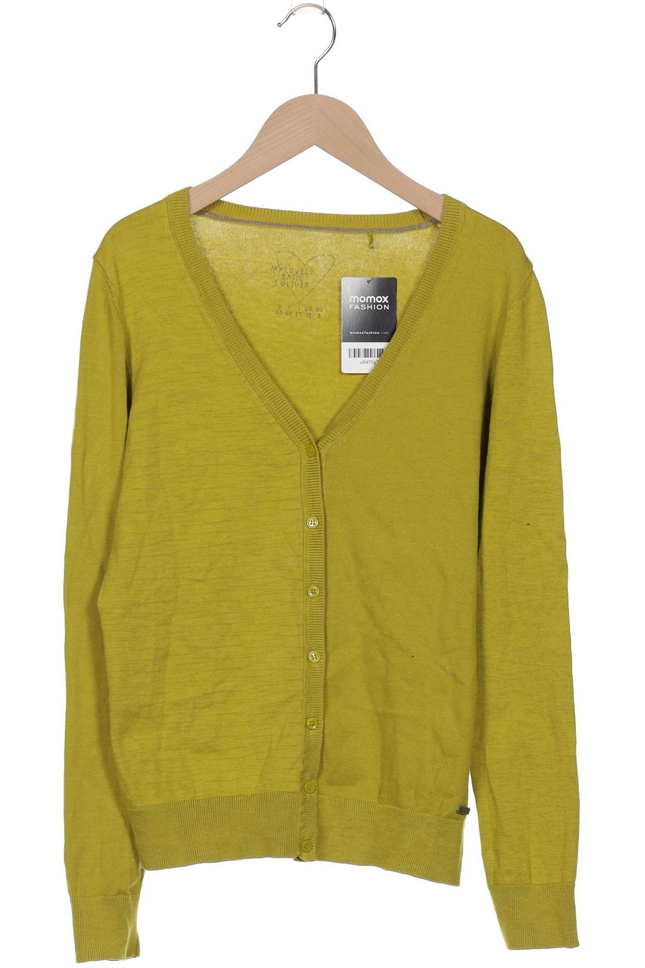 

s.Oliver Damen Strickjacke, grün, Gr. 38