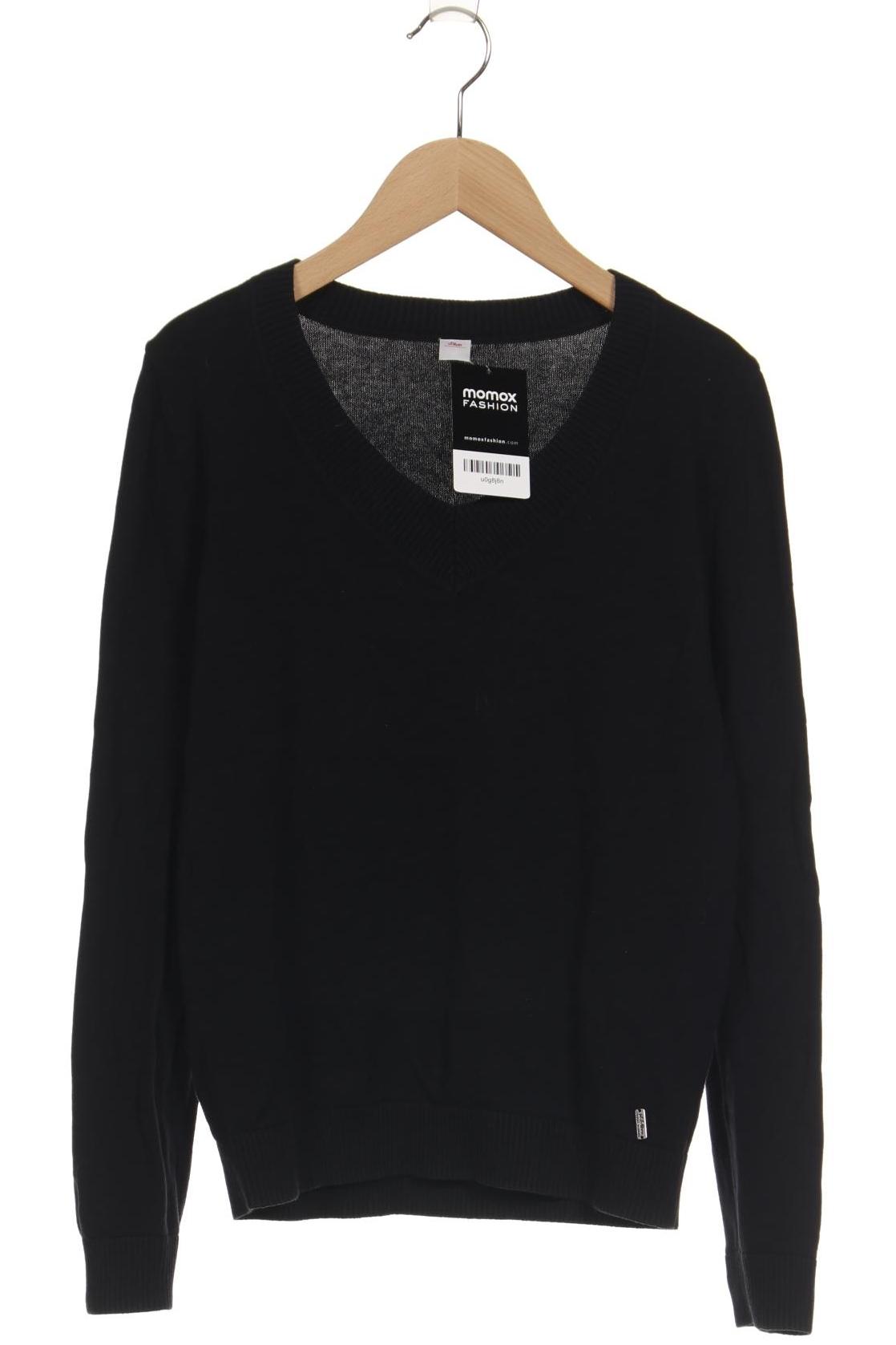 

s.Oliver Damen Pullover, schwarz, Gr. 36