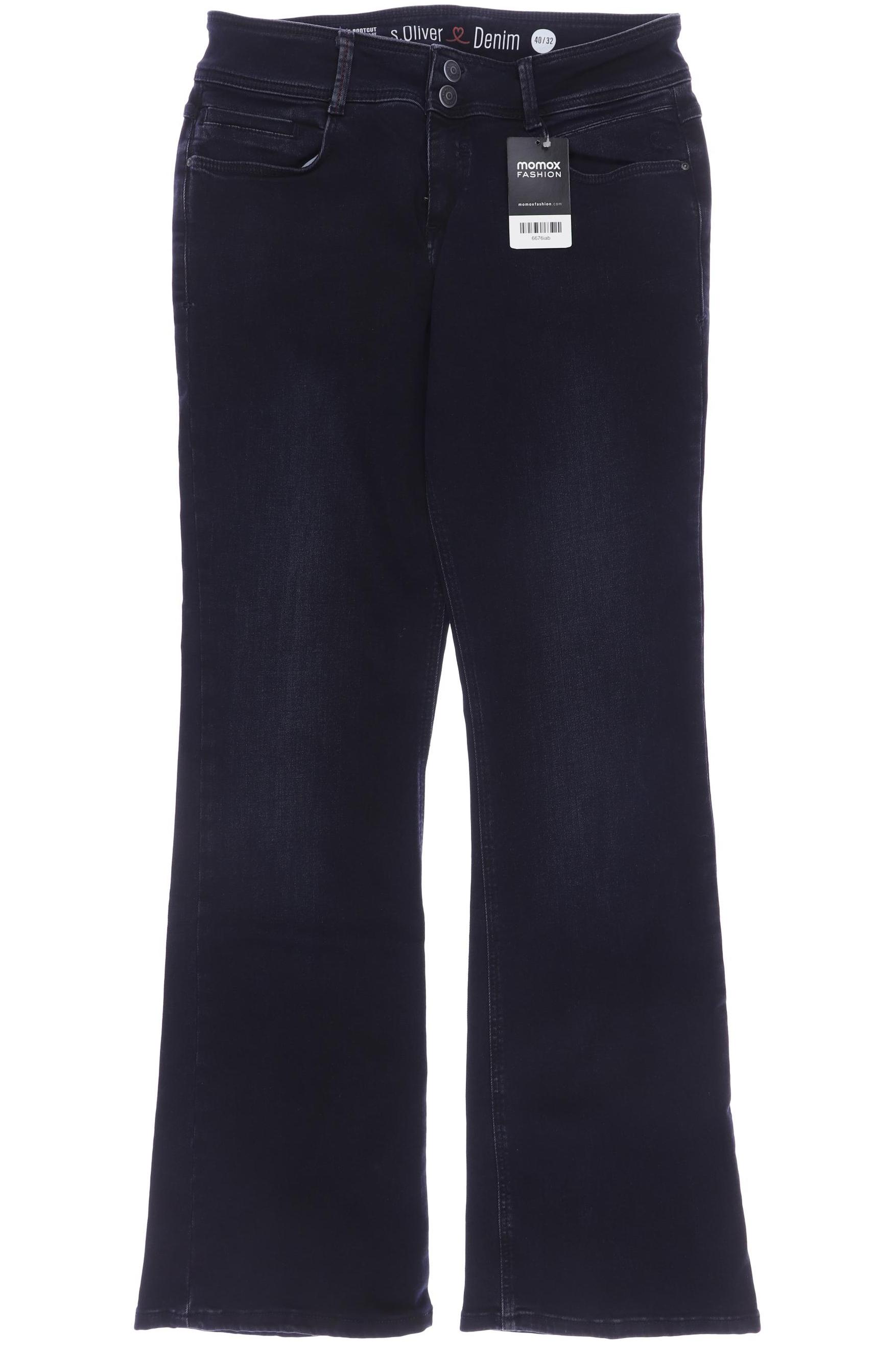 

s.Oliver Damen Jeans, marineblau