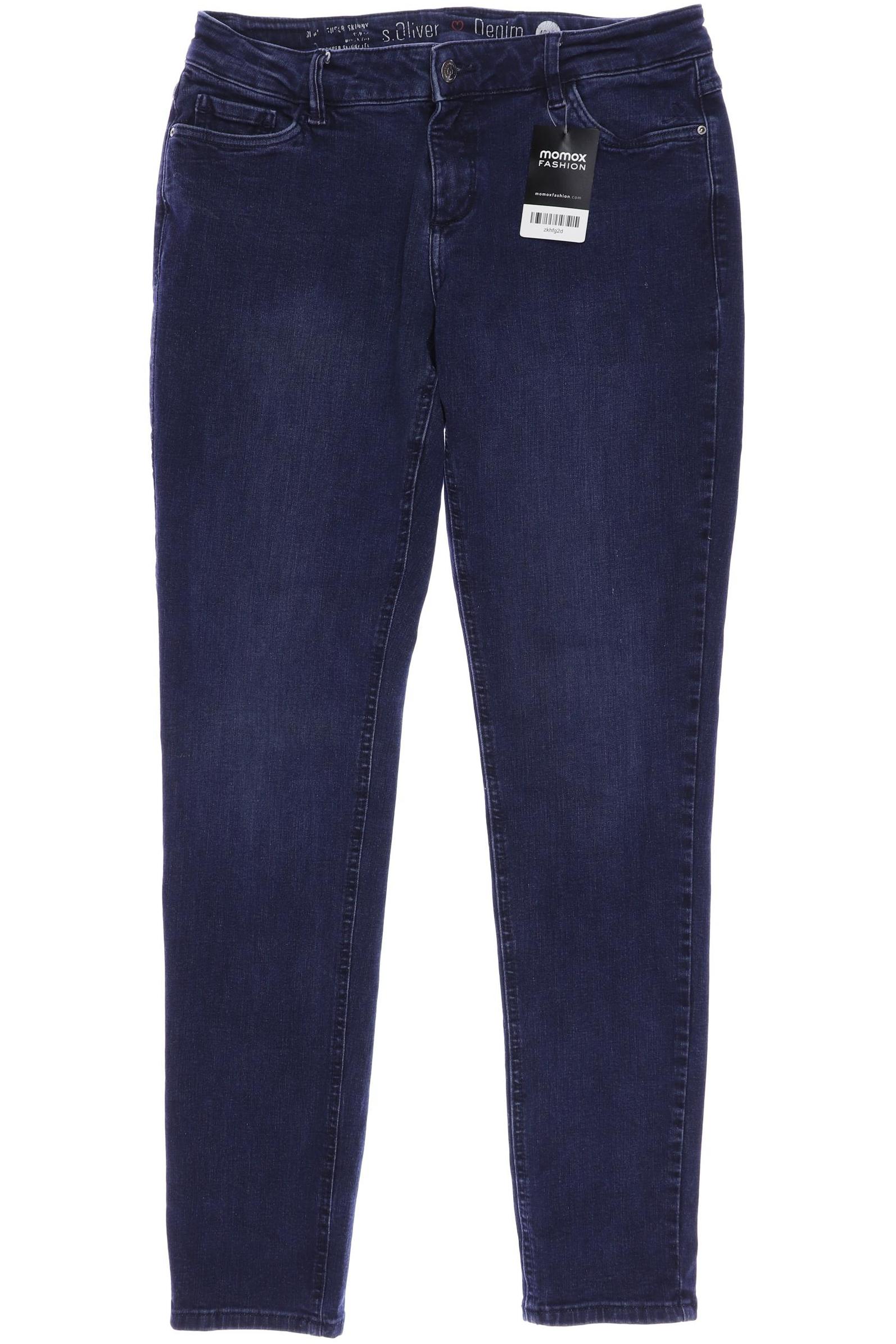 

s.Oliver Damen Jeans, blau