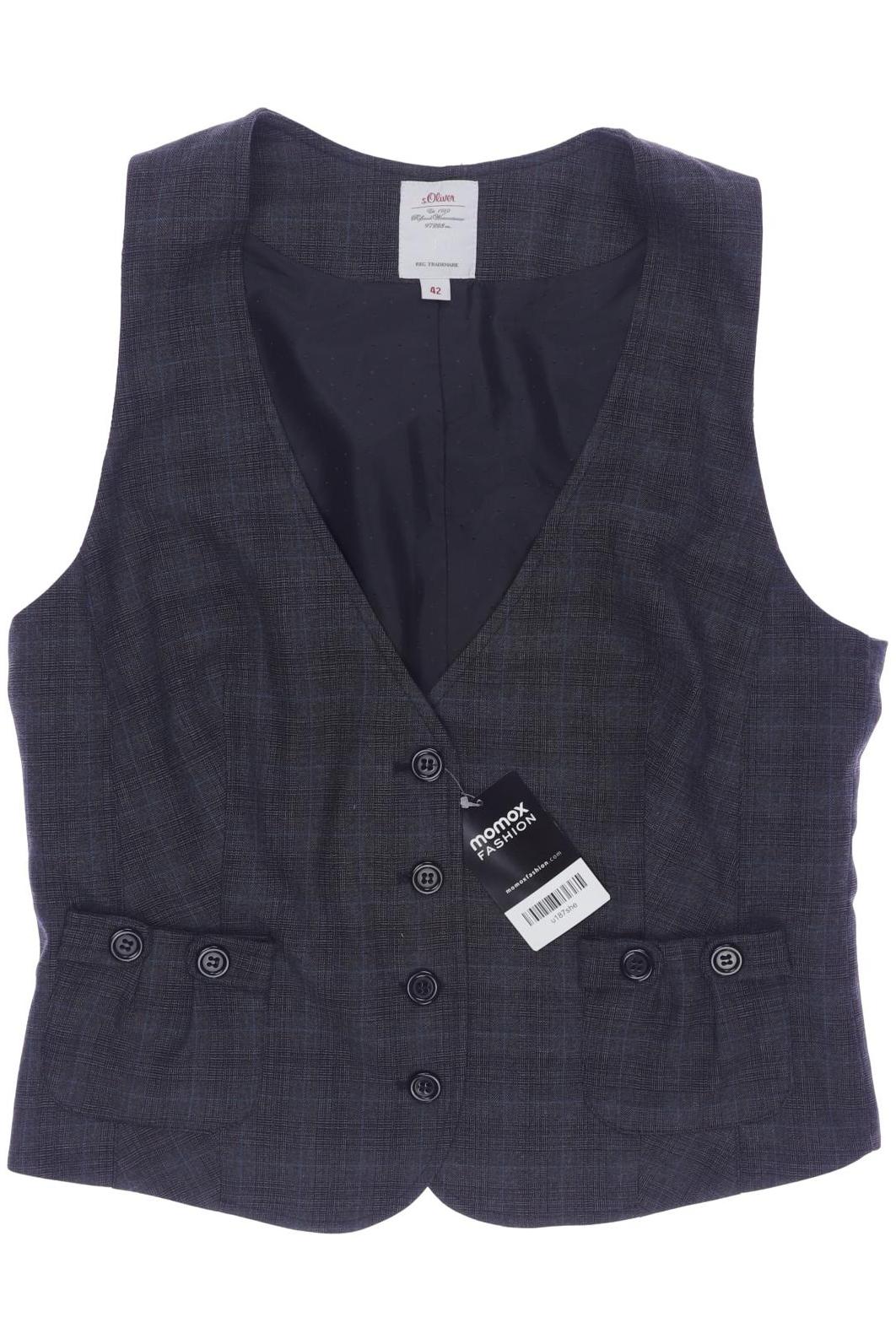 

s.Oliver Damen Weste, grau, Gr. 42