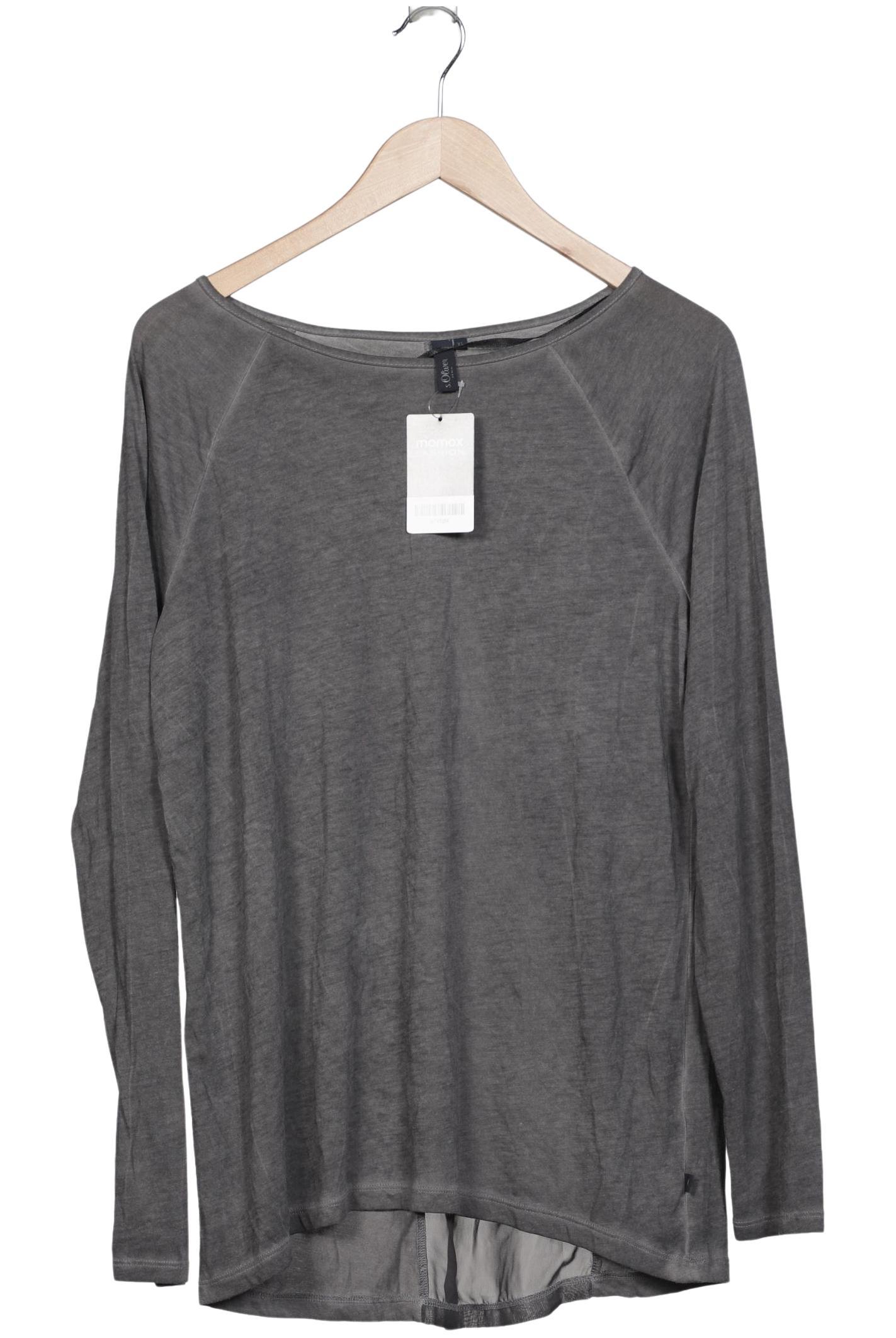

s.Oliver Damen Langarmshirt, grau, Gr. 44
