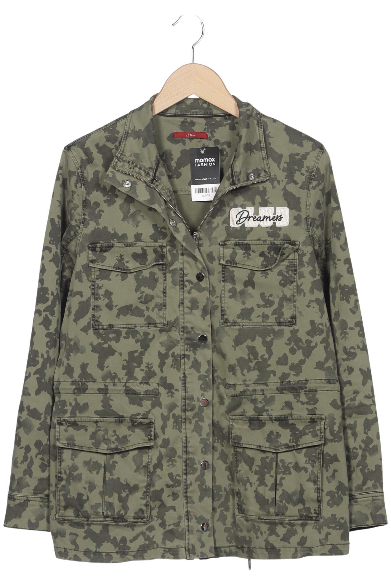 

s.Oliver Damen Jacke, grün, Gr. 38