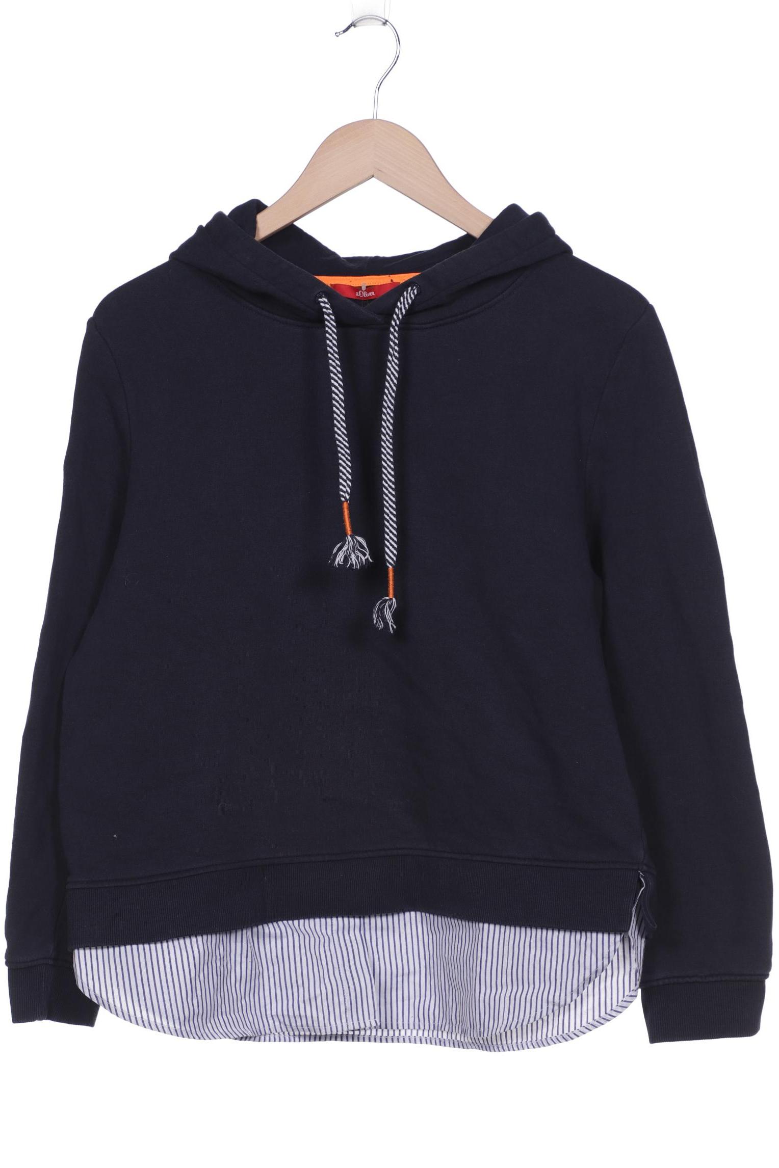 

s.Oliver Damen Kapuzenpullover, marineblau