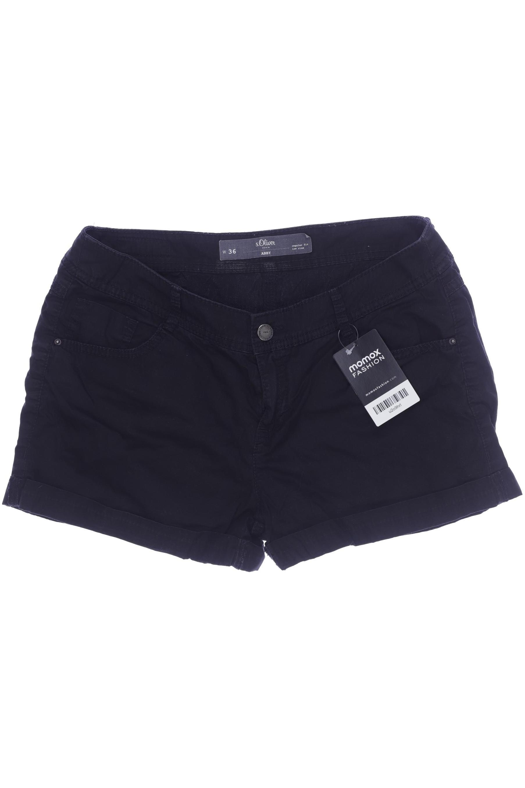 

s.Oliver Damen Shorts, schwarz, Gr. 36