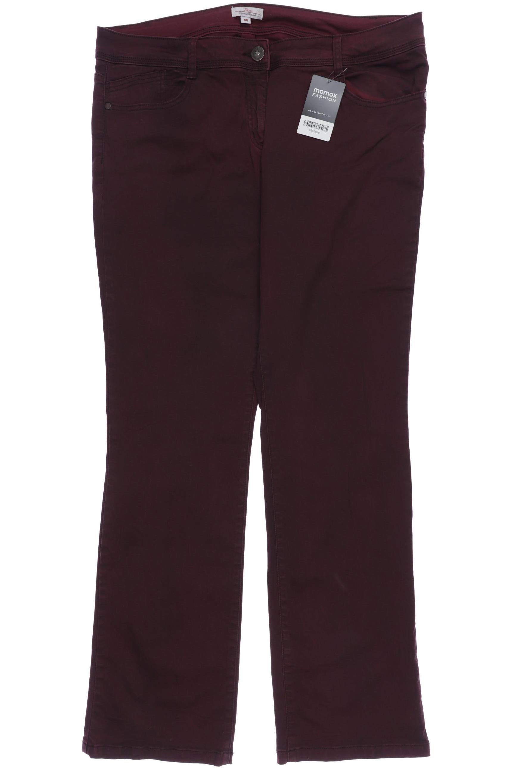 

s.Oliver Damen Jeans, bordeaux, Gr. 44
