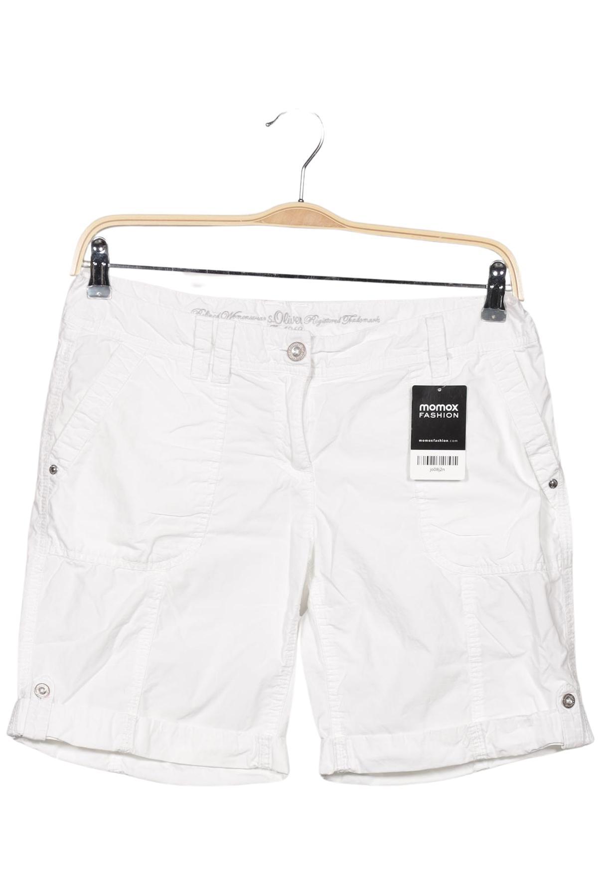 

s.Oliver Damen Shorts, weiß, Gr. 40