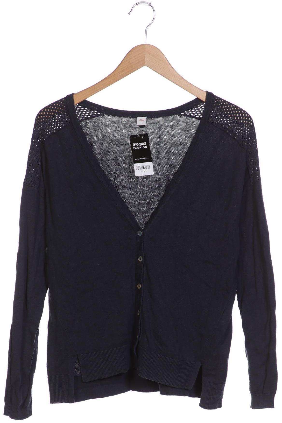 

s.Oliver Damen Strickjacke, marineblau, Gr. 36