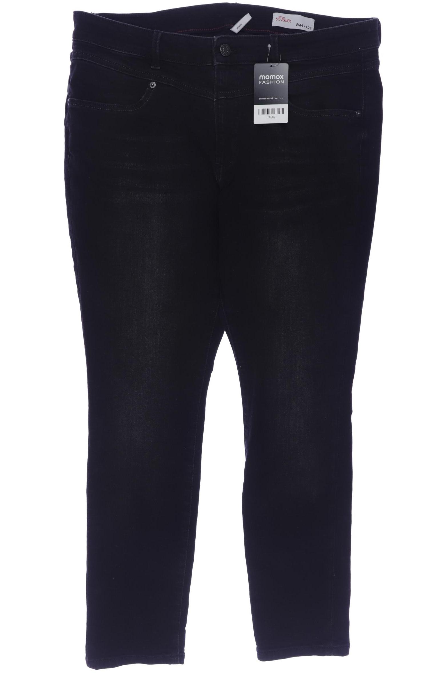 

s.Oliver Damen Jeans, schwarz, Gr. 44