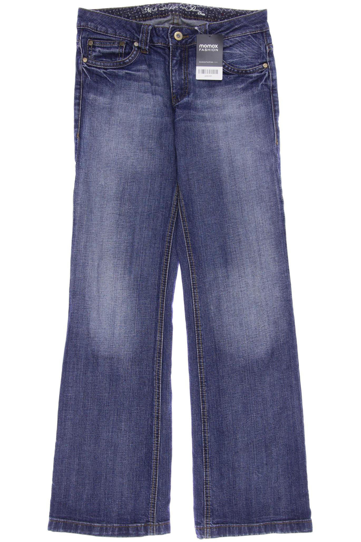 

s.Oliver Damen Jeans, marineblau