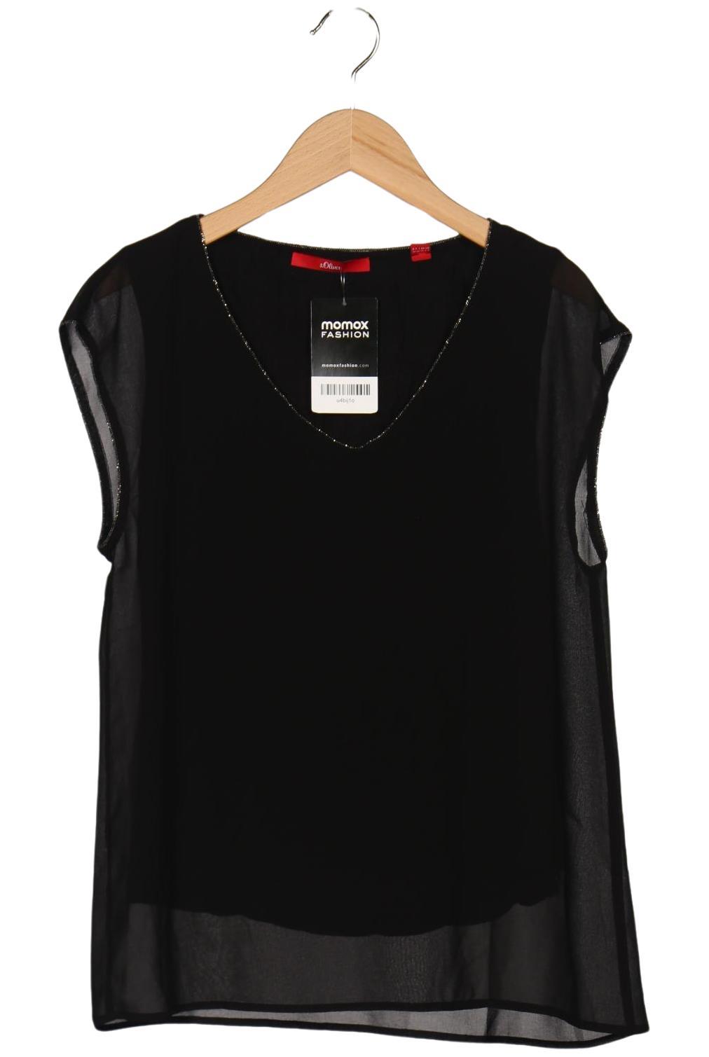 

s.Oliver Damen T-Shirt, schwarz, Gr. 34