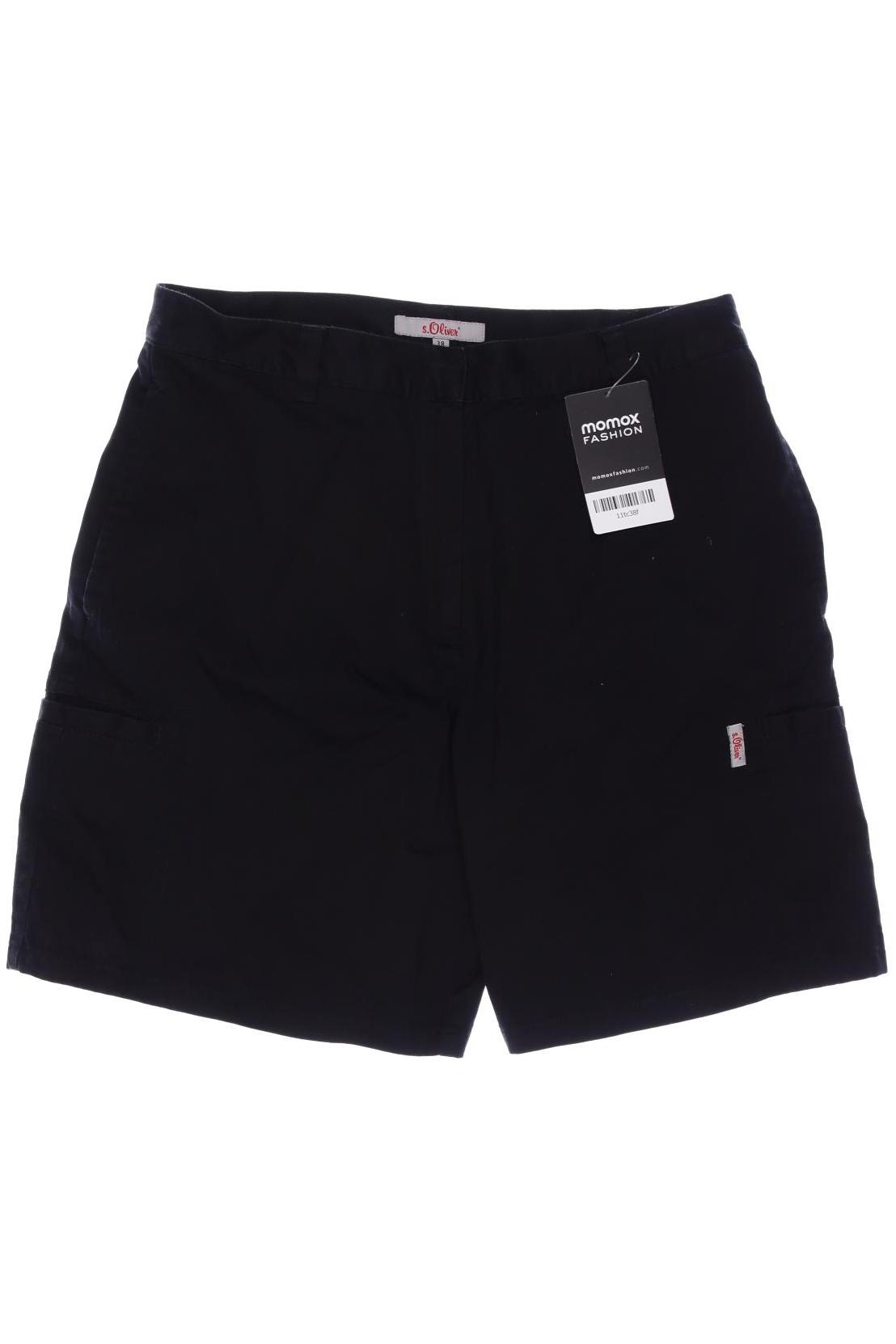 

s.Oliver Damen Shorts, schwarz, Gr. 38