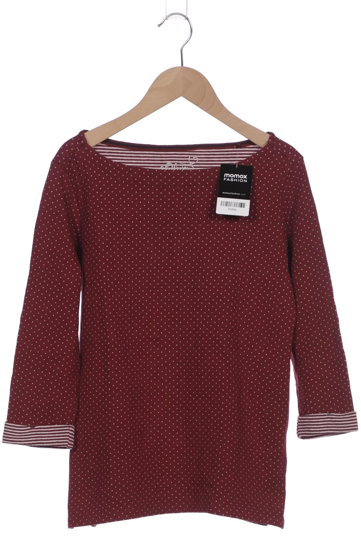 

s.Oliver Damen Langarmshirt, bordeaux, Gr. 36