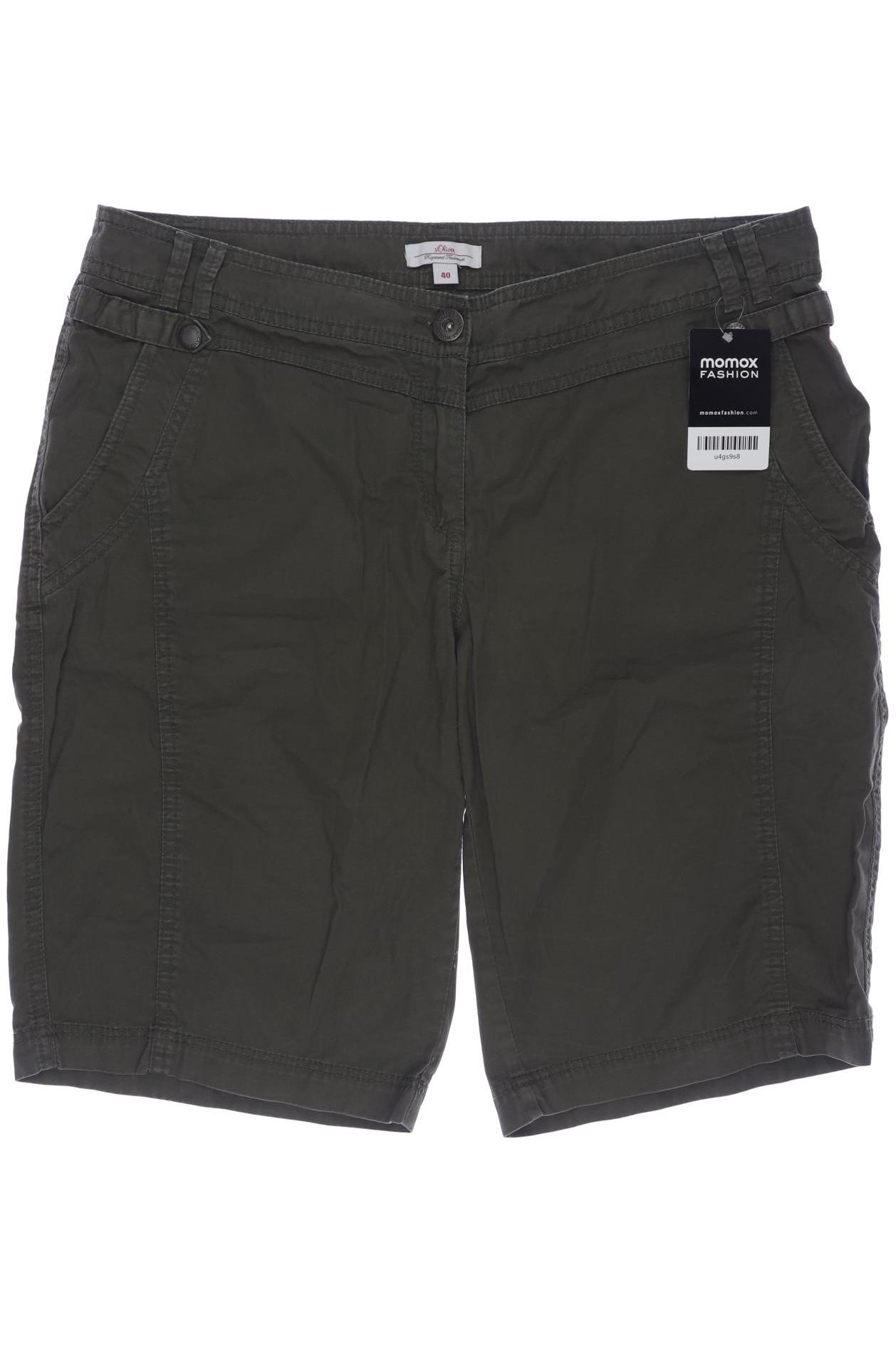 

s.Oliver Damen Shorts, grün, Gr. 40