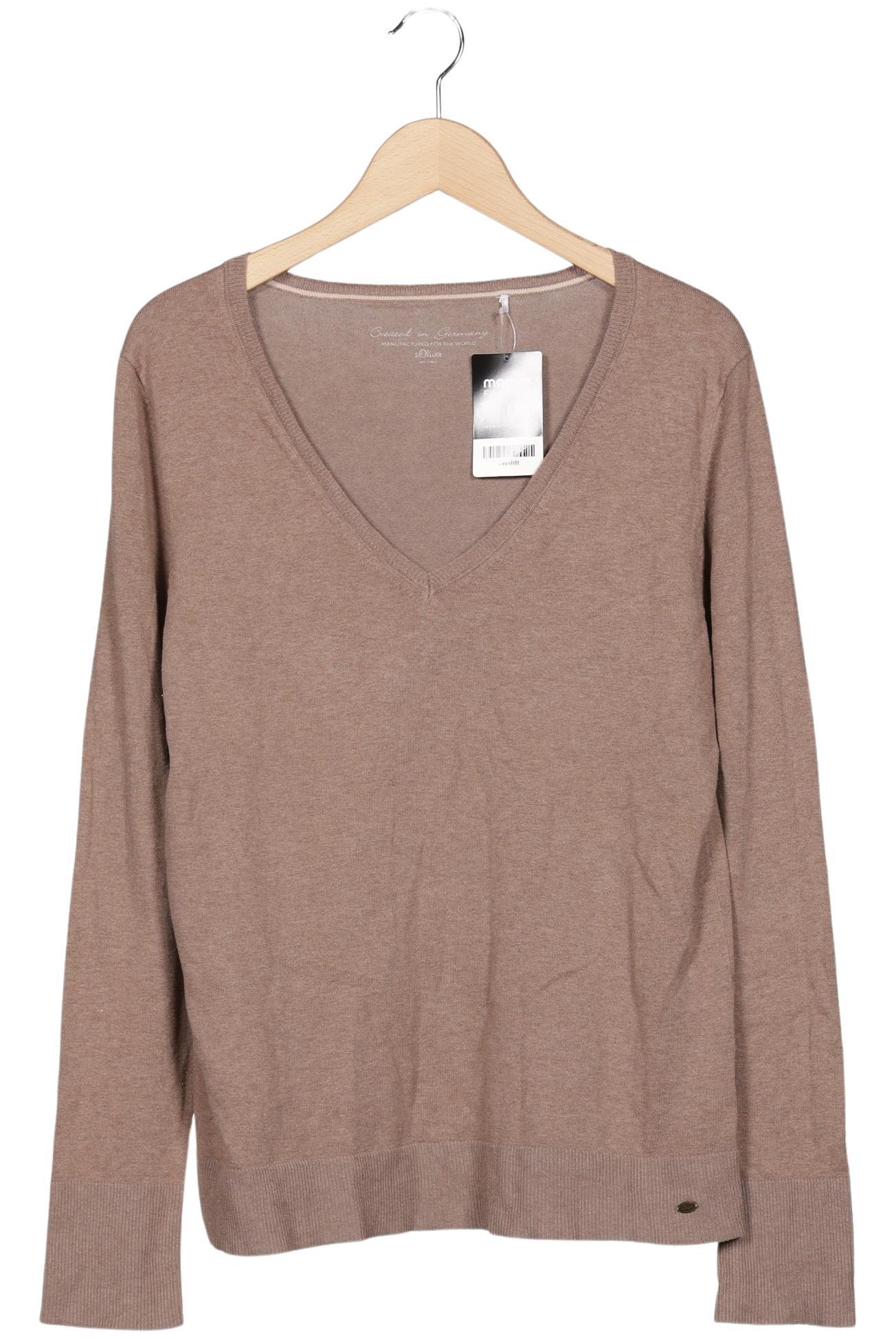 

s.Oliver Damen Pullover, beige, Gr. 44