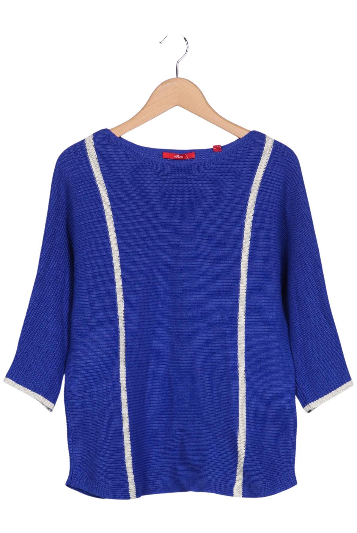 

s.Oliver Damen Pullover, blau, Gr. 40