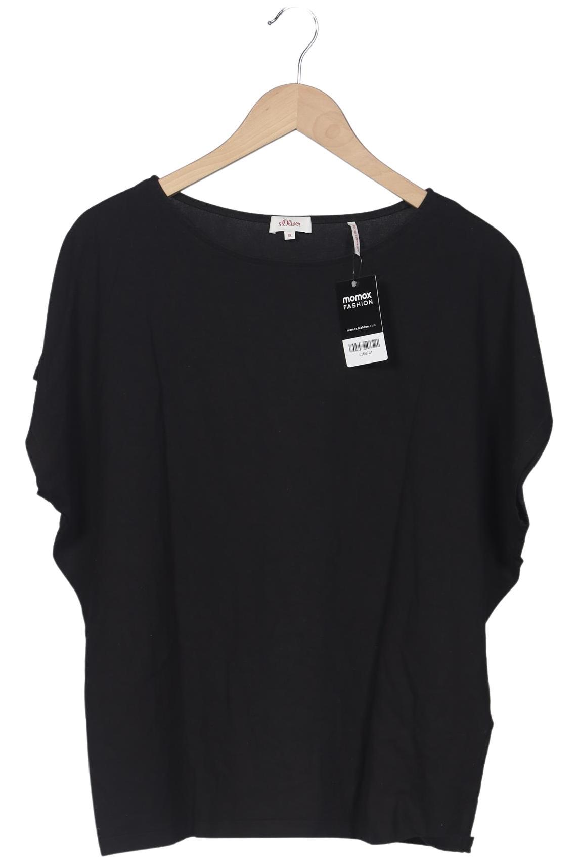 

s.Oliver Damen T-Shirt, schwarz, Gr. 44