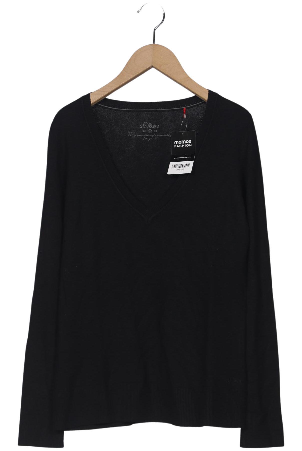 

s.Oliver Damen Pullover, schwarz, Gr. 36