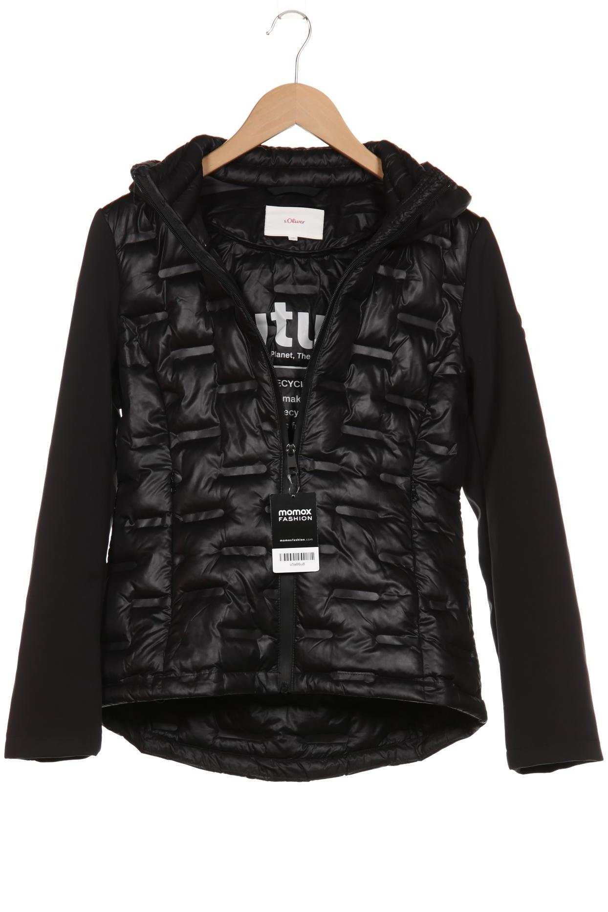 

s.Oliver Damen Jacke, schwarz, Gr. 36