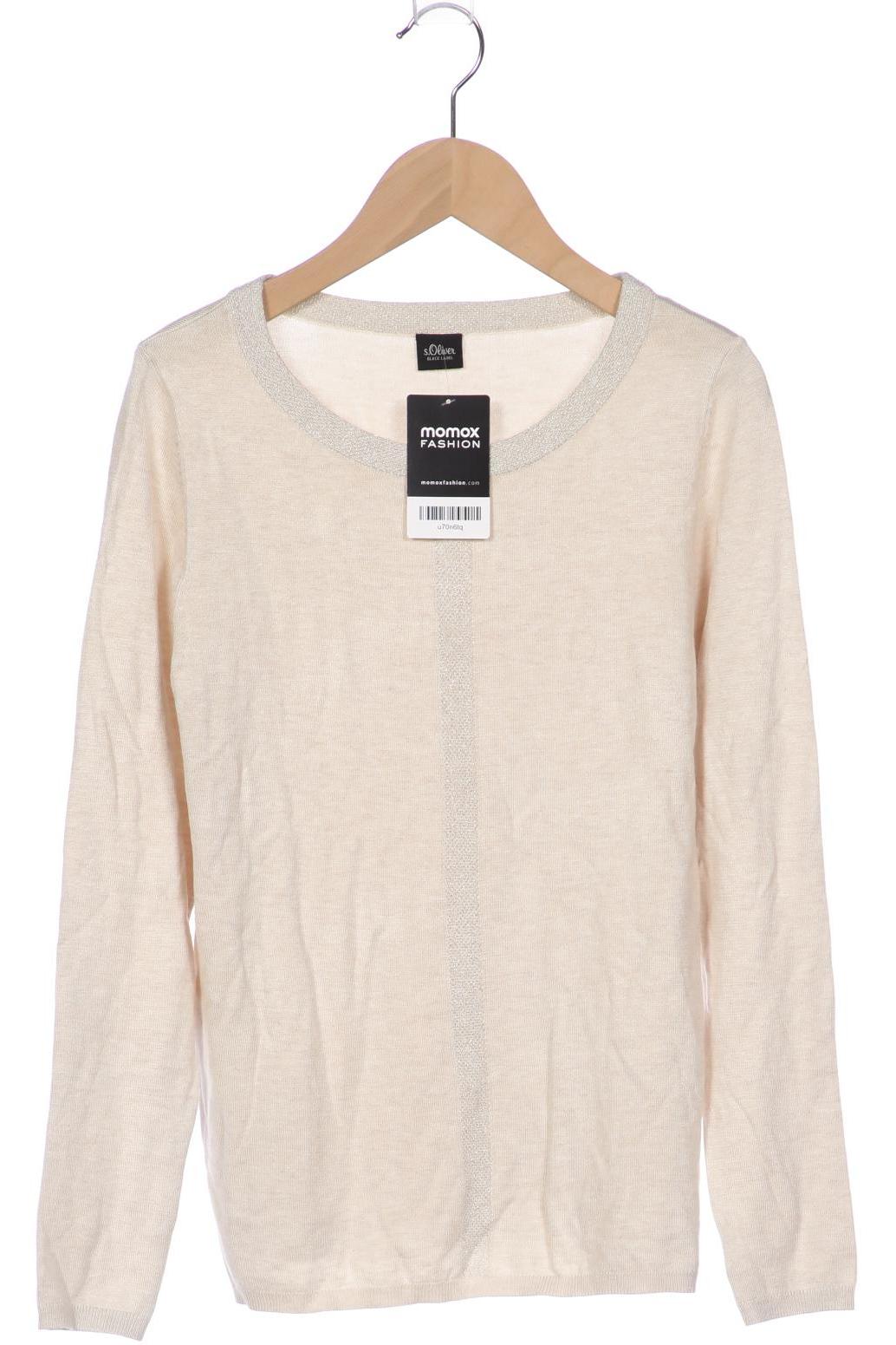

s.Oliver Damen Pullover, cremeweiß