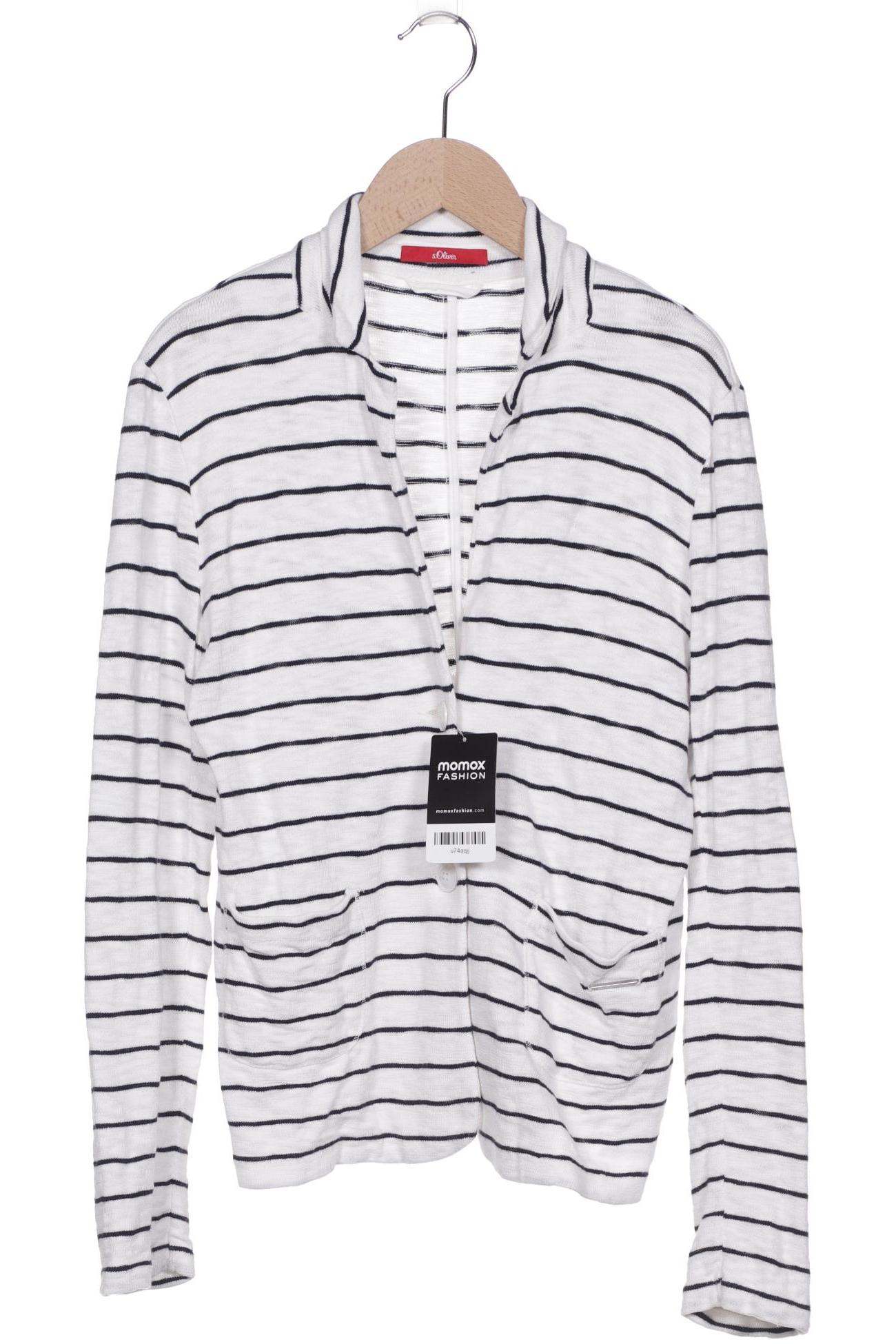 

s.Oliver Damen Strickjacke, weiß