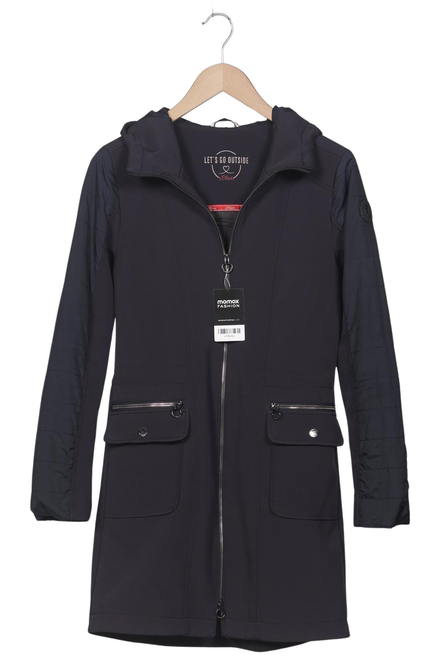 

s.Oliver Damen Mantel, marineblau, Gr. 34