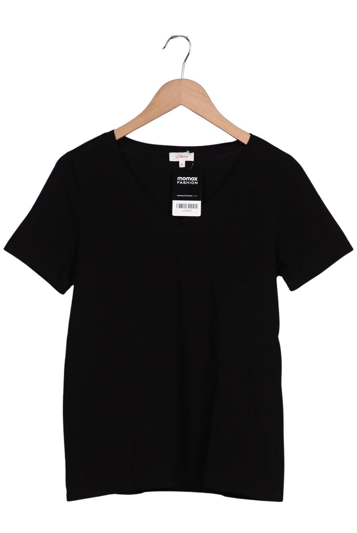 

s.Oliver Damen T-Shirt, schwarz, Gr. 36