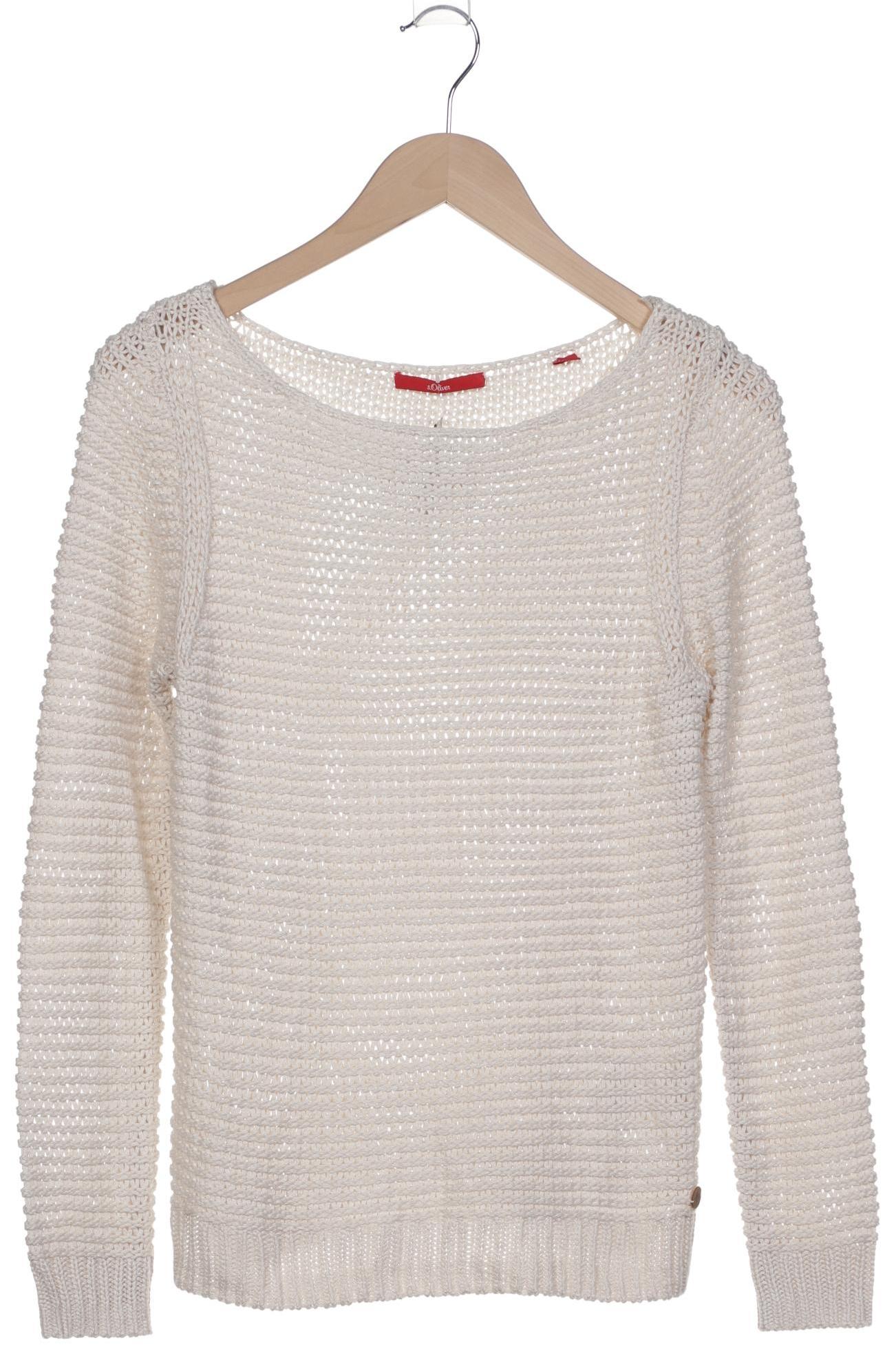 

s.Oliver Damen Pullover, cremeweiß, Gr. 36