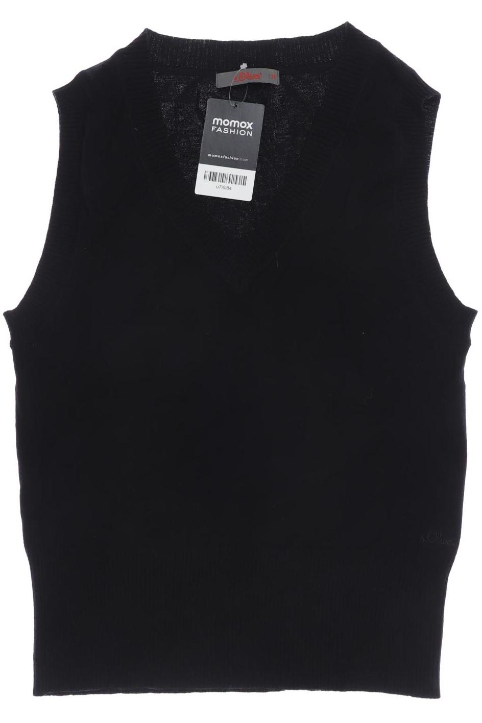 

s.Oliver Damen Pullover, schwarz, Gr. 38
