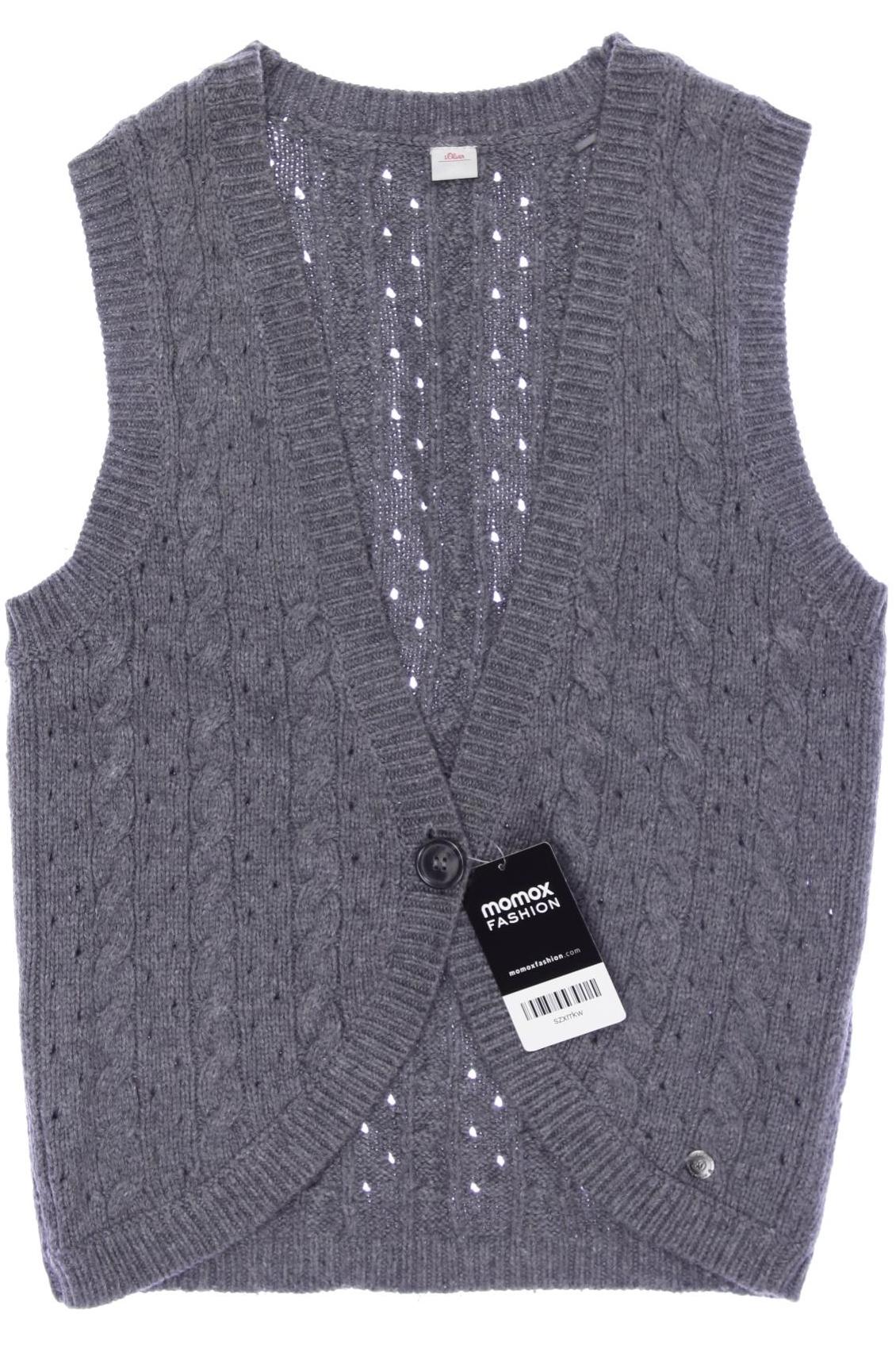 

s.Oliver Damen Weste, grau, Gr. 36
